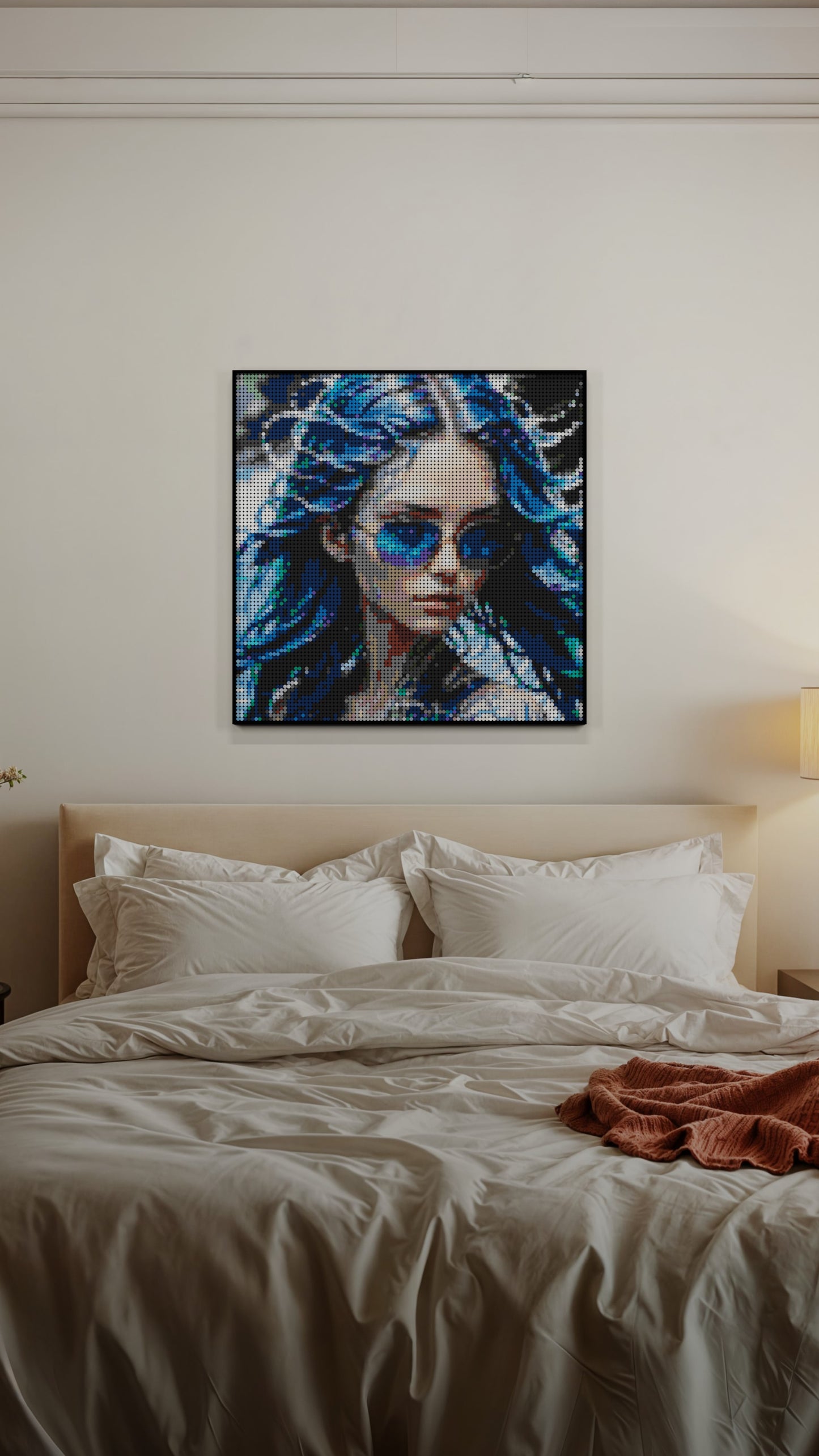 Aqua Enchantress LEGO® Style mosaic creative DIY building set