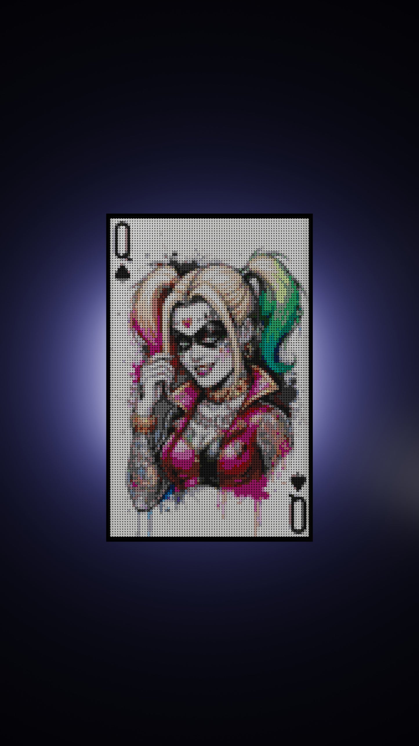 Harley Quinn DC Joker LEGO® Style mosaic creative DIY building set