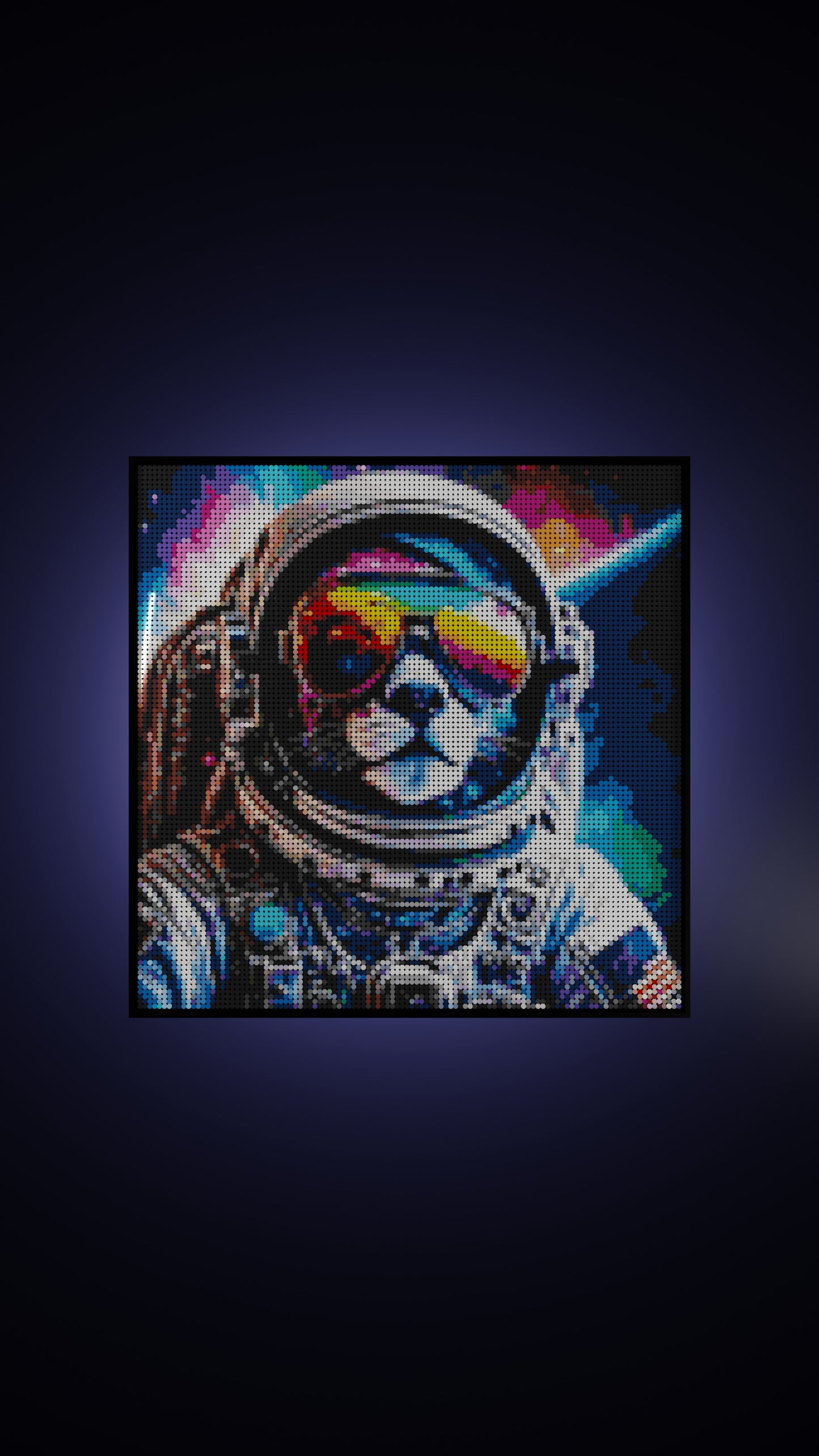 Purrsuit of Space LEGO® Style mosaic creative DIY building set