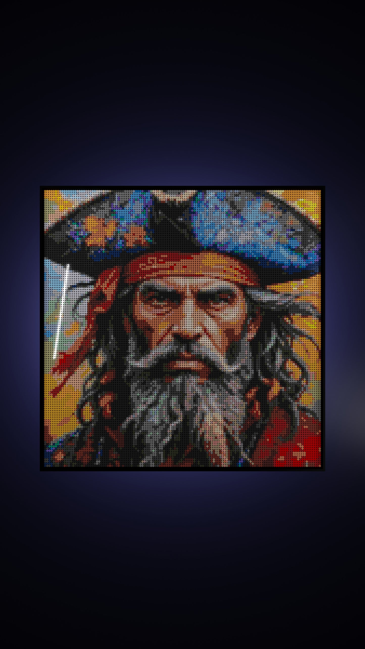 Weathered Mariner LEGO® Style mosaic creative DIY building set