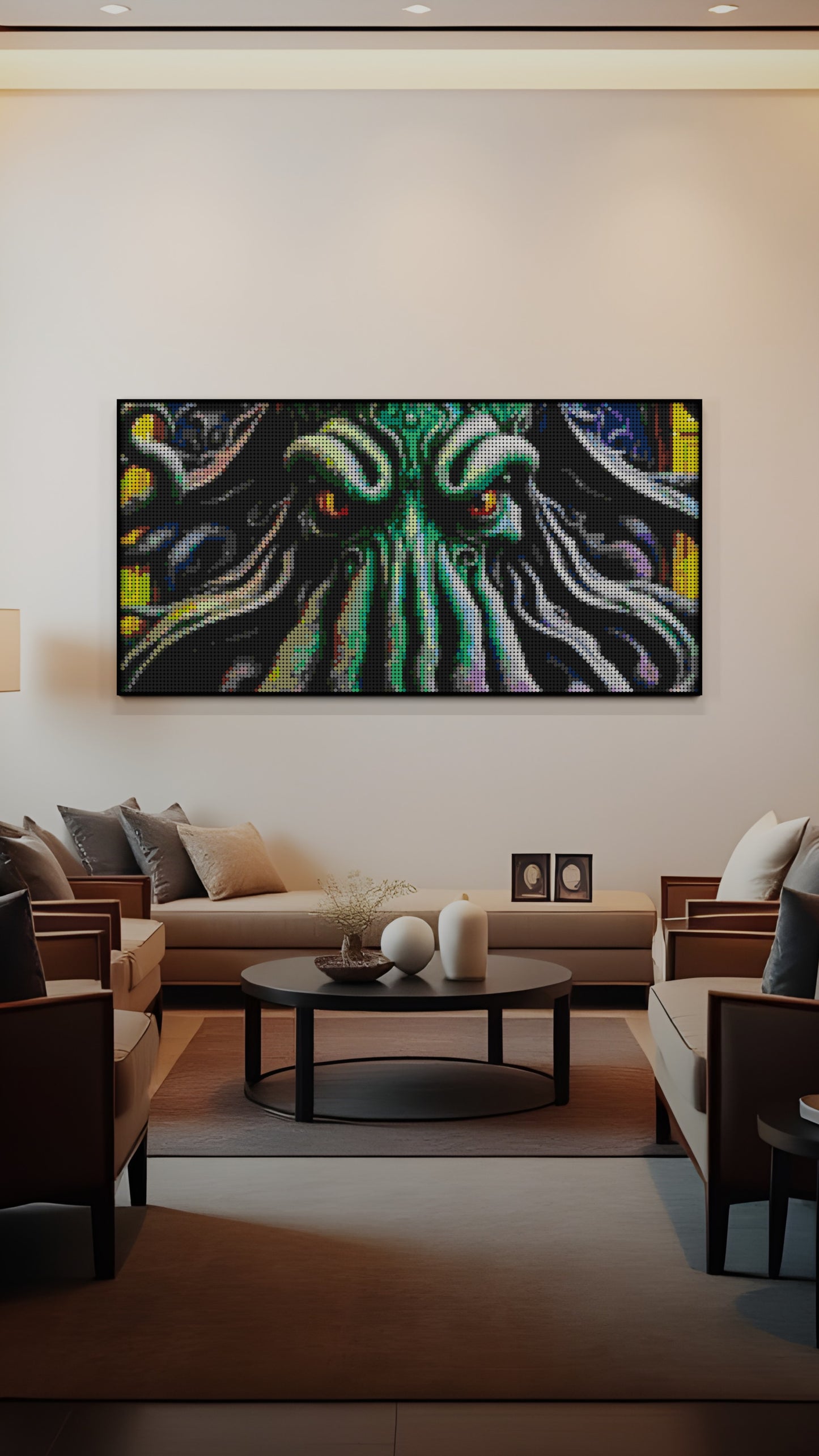 Arrival of Cthulhu  LEGO® Style mosaic creative DIY building set