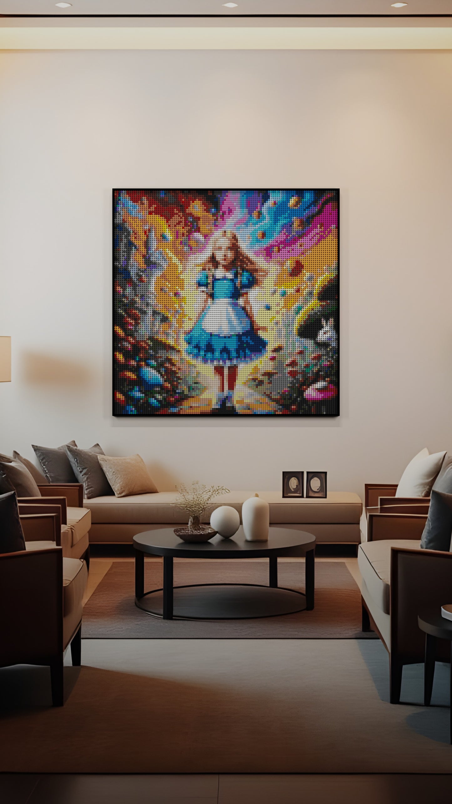 Alice in Wonderland LEGO® Style mosaic creative DIY building set