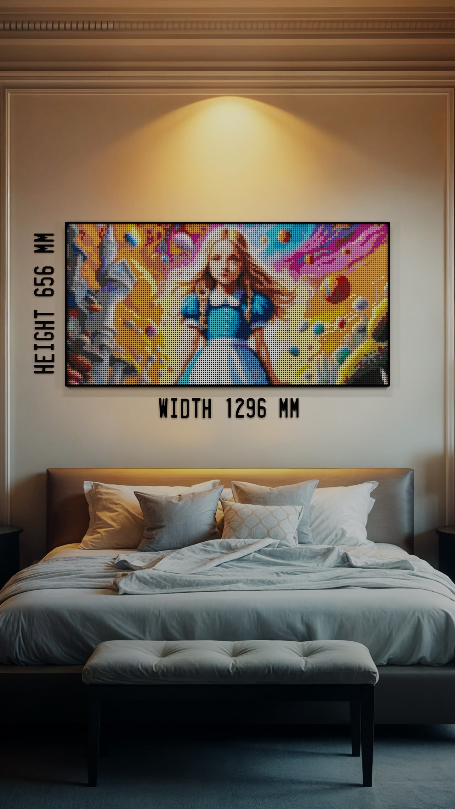 Alice in Wonderland LEGO® Style mosaic creative DIY building set