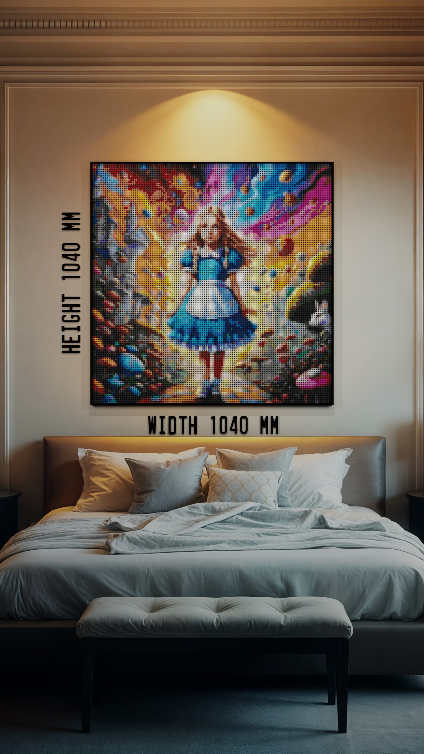 Alice in Wonderland LEGO® Style mosaic creative DIY building set