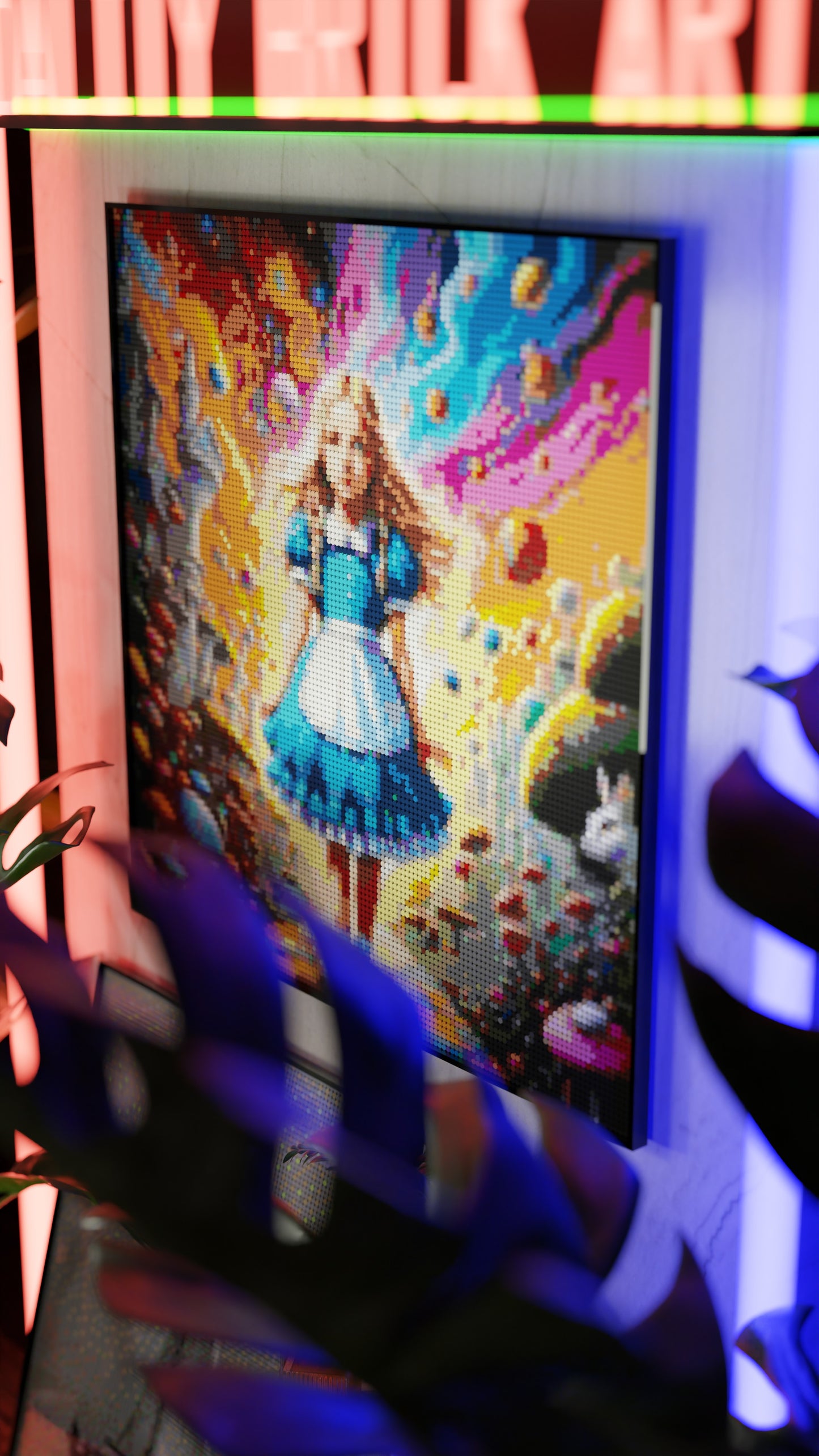 Alice in Wonderland LEGO® Style mosaic creative DIY building set