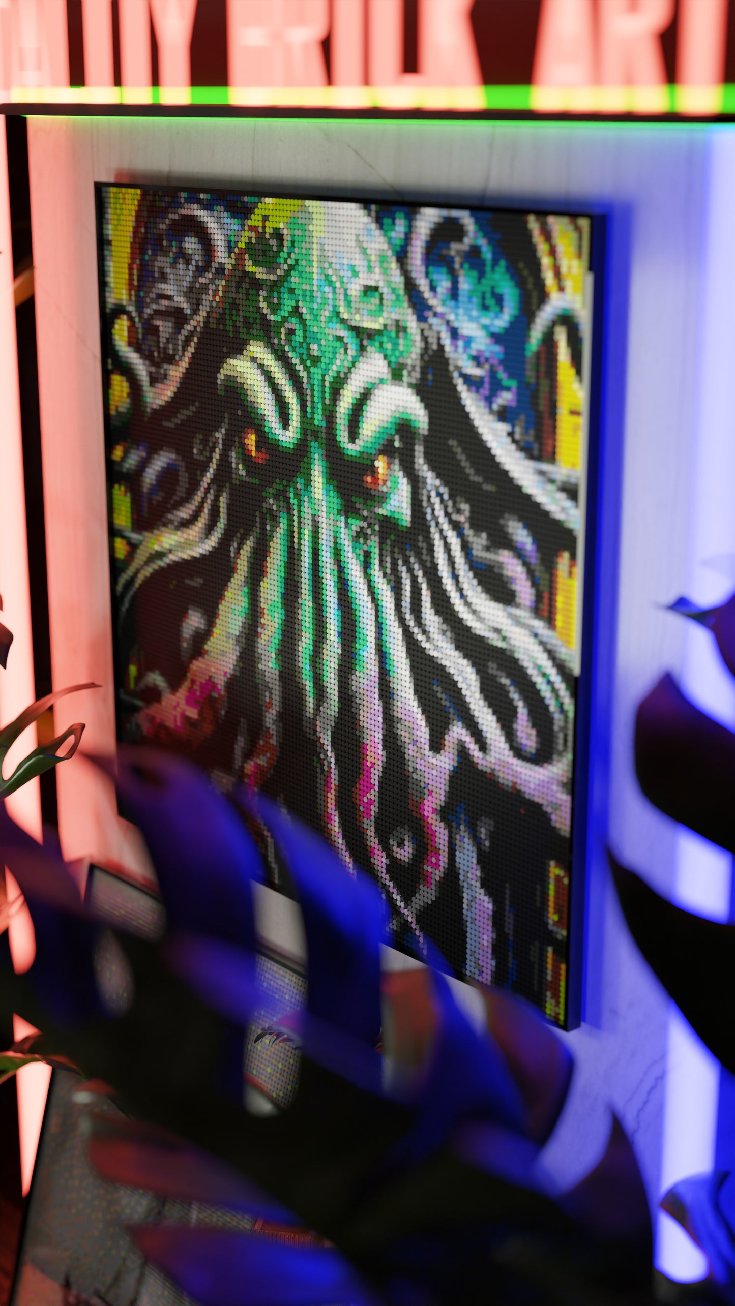 Arrival of Cthulhu LEGO® Style mosaic creative DIY building set