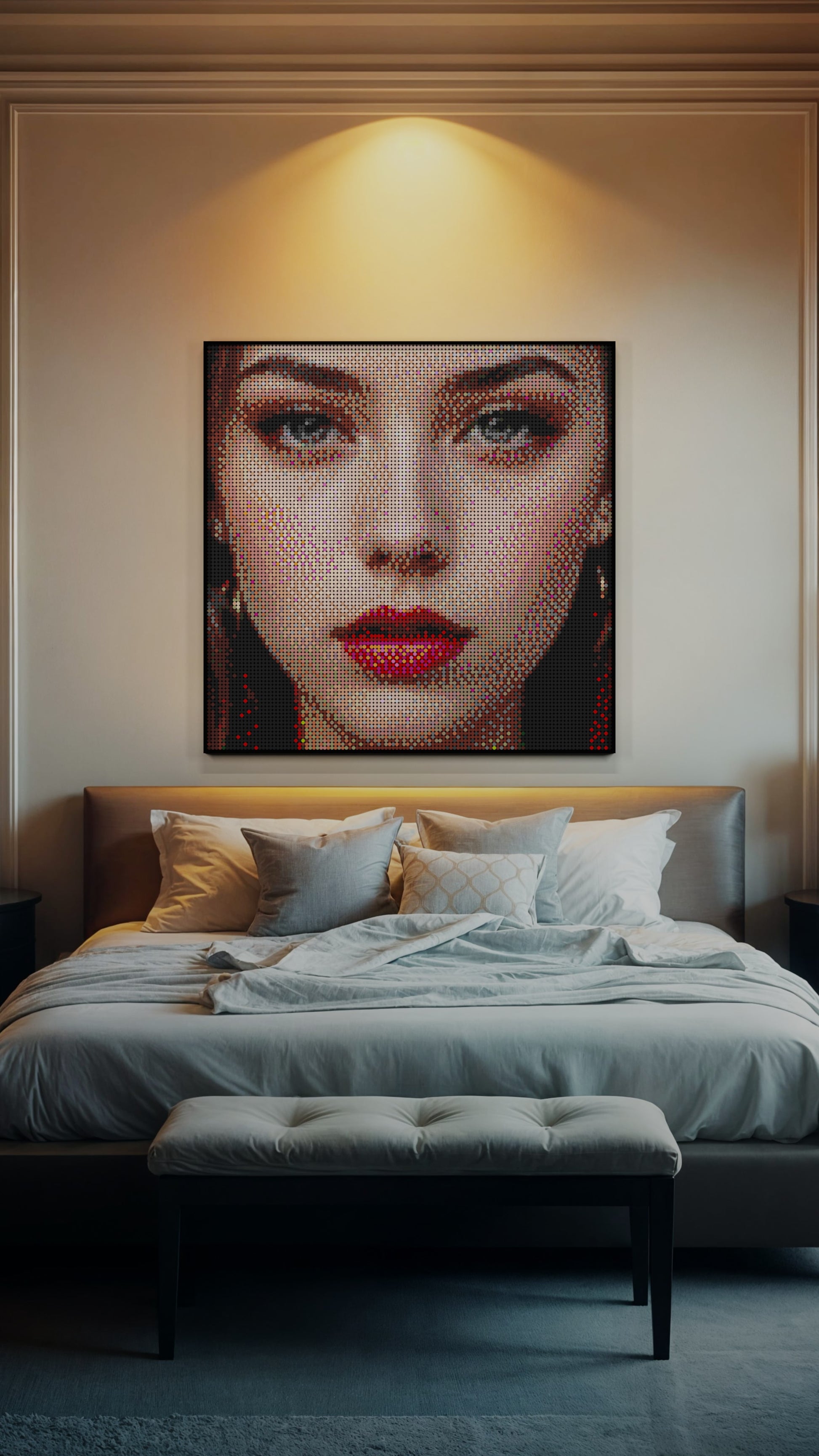 The Alluring Stare (13,153 Pieces)  | Brick-Art Mosaic Set