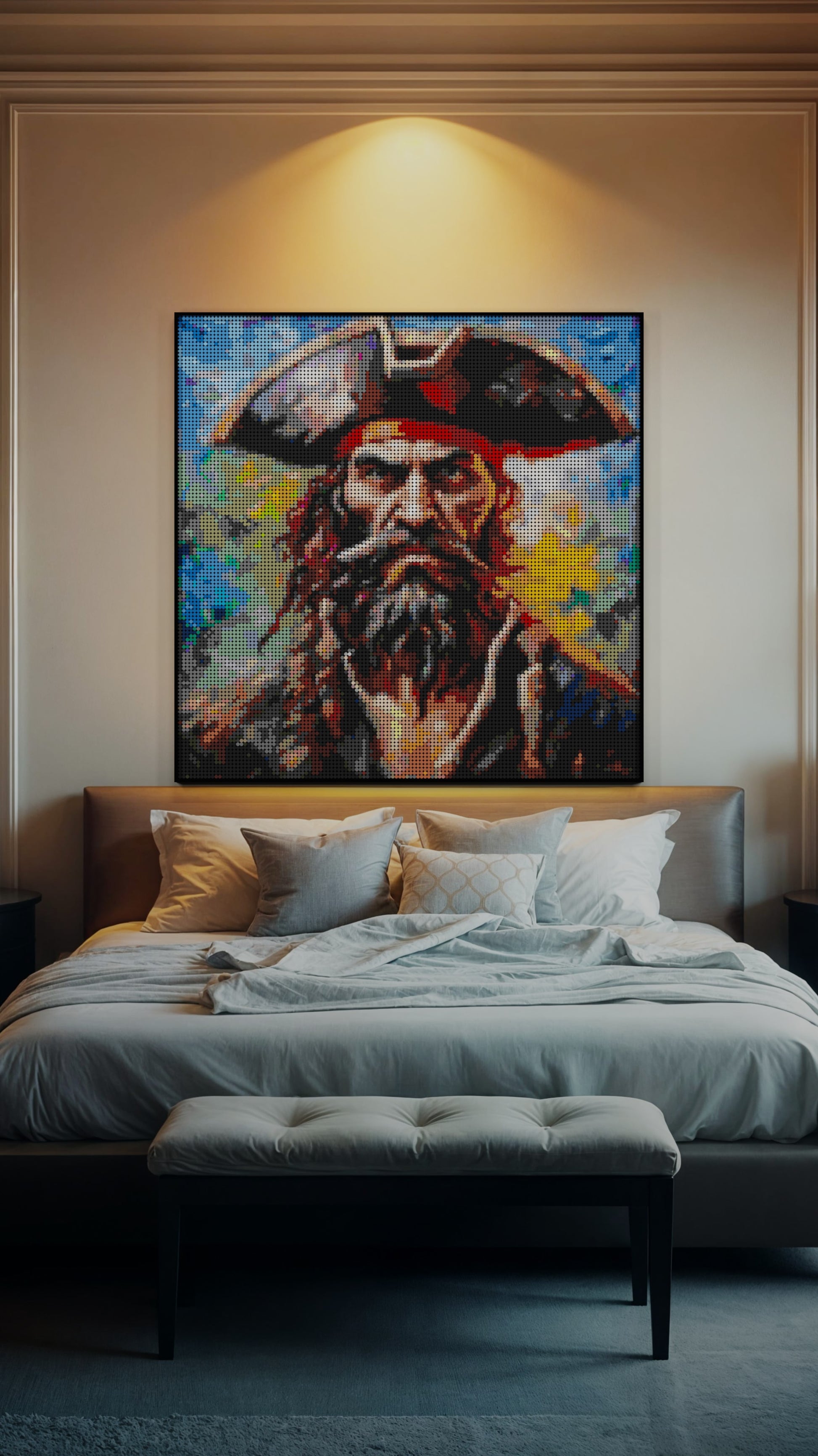 Captain Dreadheart (17,132 Pieces)  | Brick-Art Mosaic Set