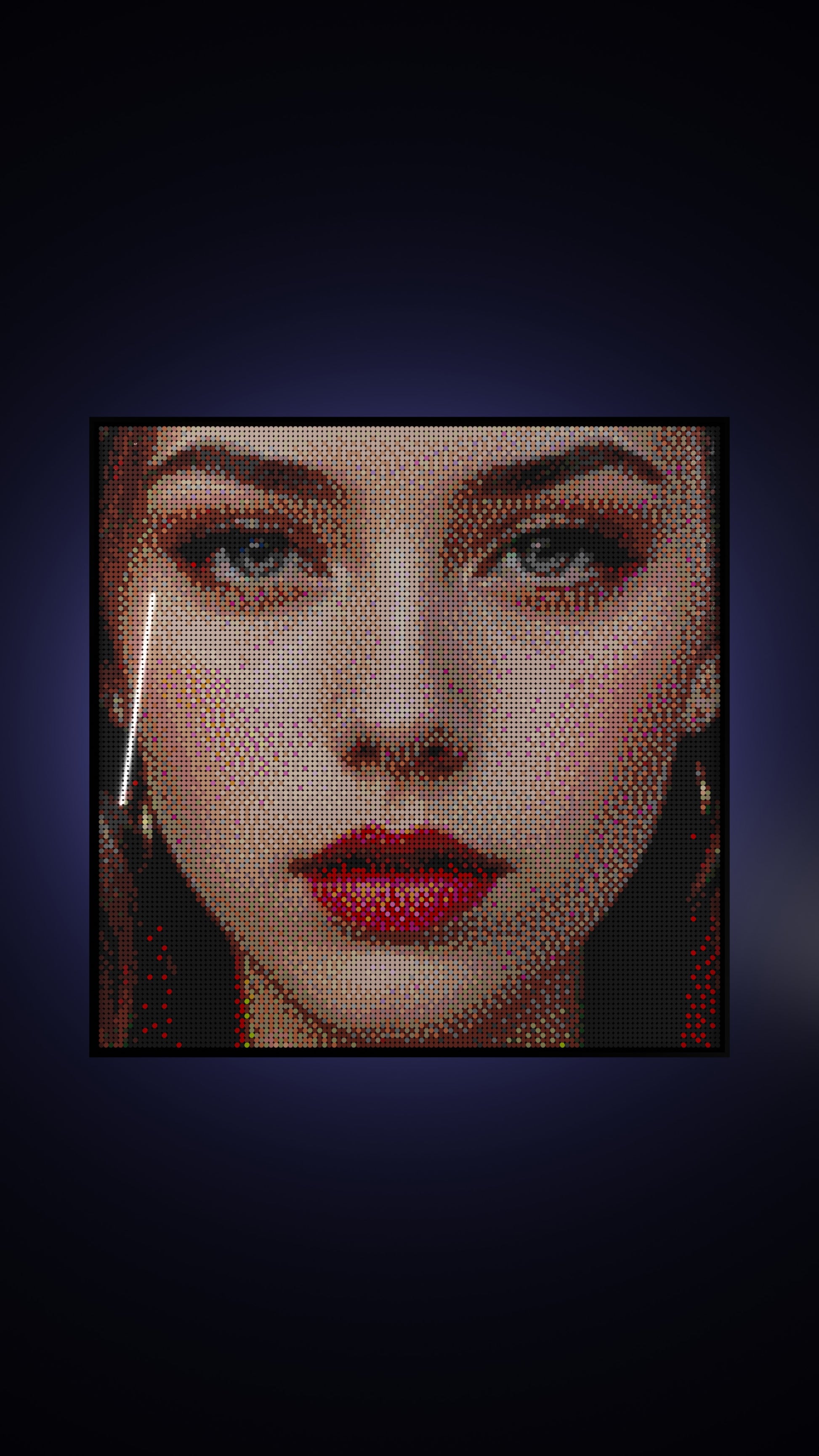 The Alluring Stare (17,132 Pieces)  | Brick-Art Mosaic Set