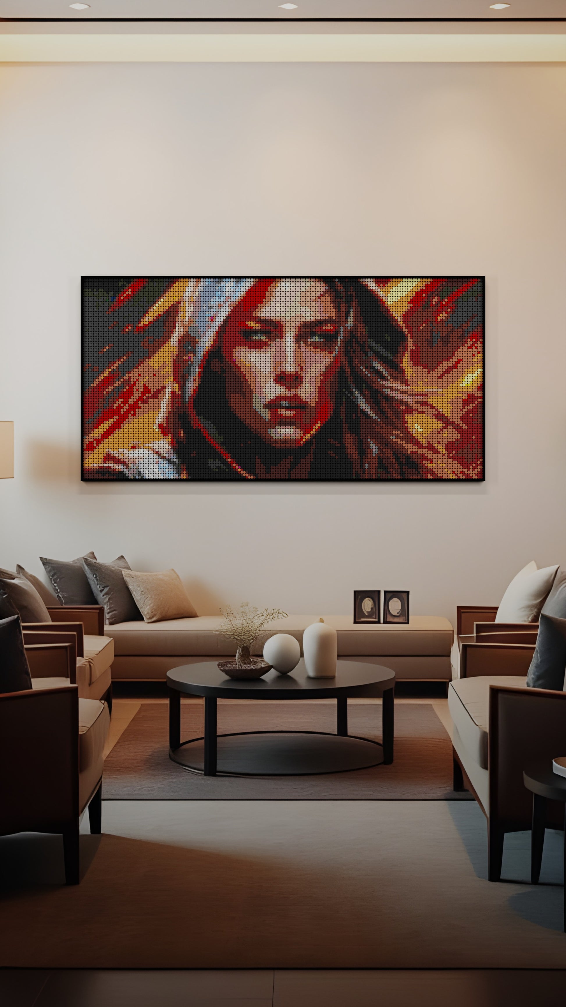 Leona Hellfire (13,433 Pieces)  | Brick-Art Mosaic Set