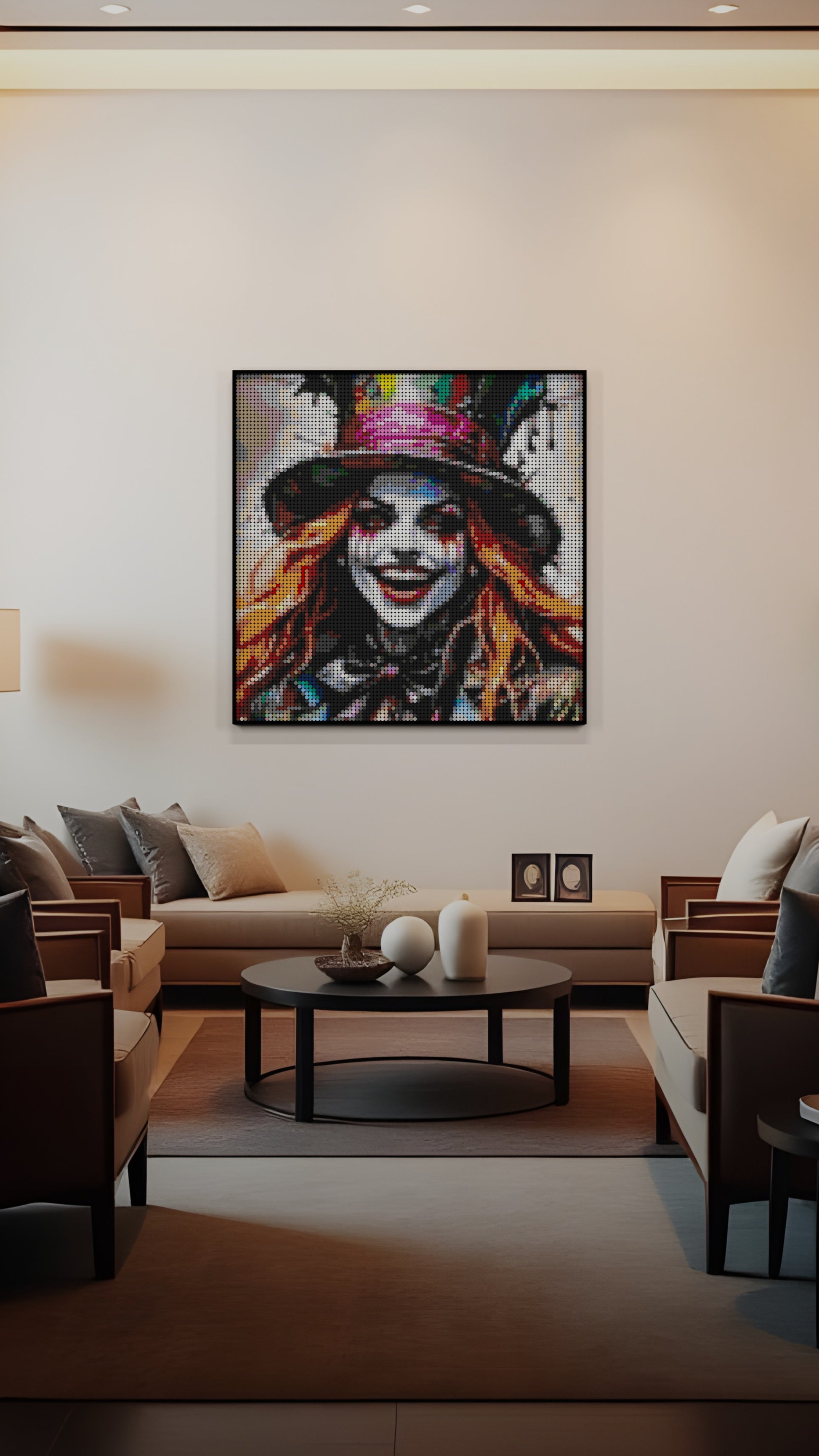 The Mad Hattress (9,700 Pieces)  | Brick-Art Mosaic Set