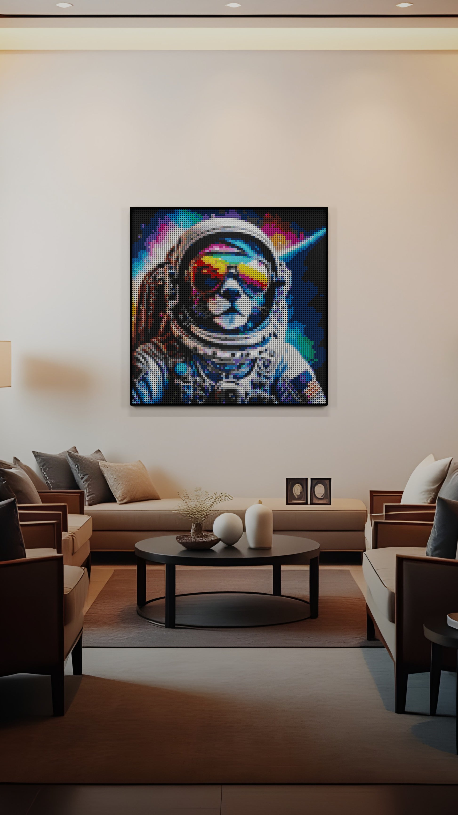 Purrsuit of Space (9,700 Pieces)  | Brick-Art Mosaic Set