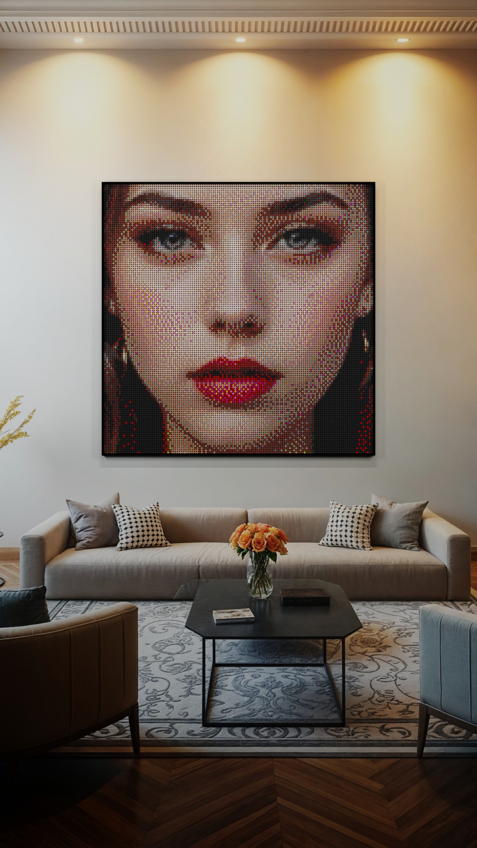 The Alluring Stare (17,132 Pieces)  | Brick-Art Mosaic Set
