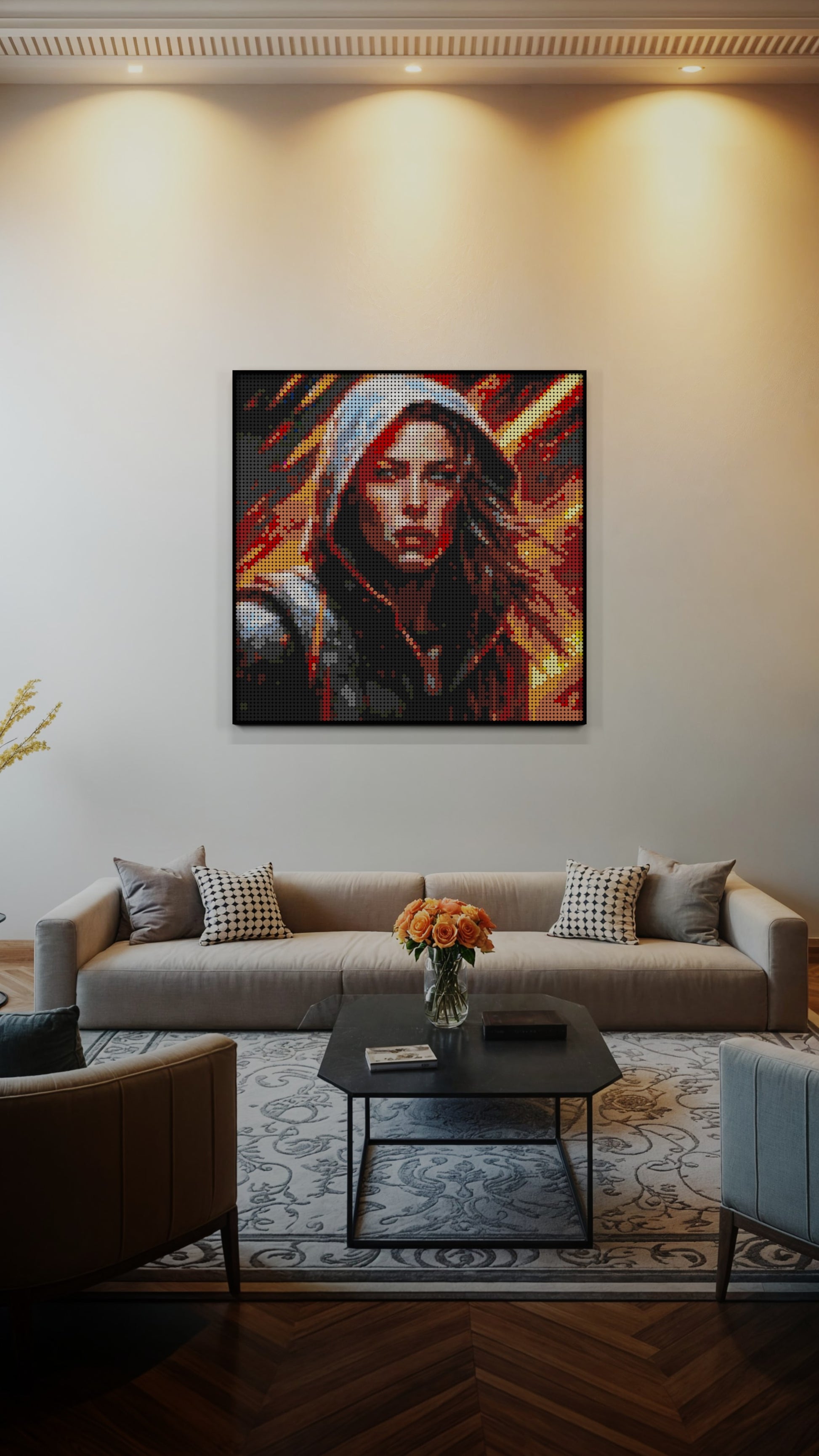 Leona Hellfire (9,700 Pieces)  | Brick-Art Mosaic Set