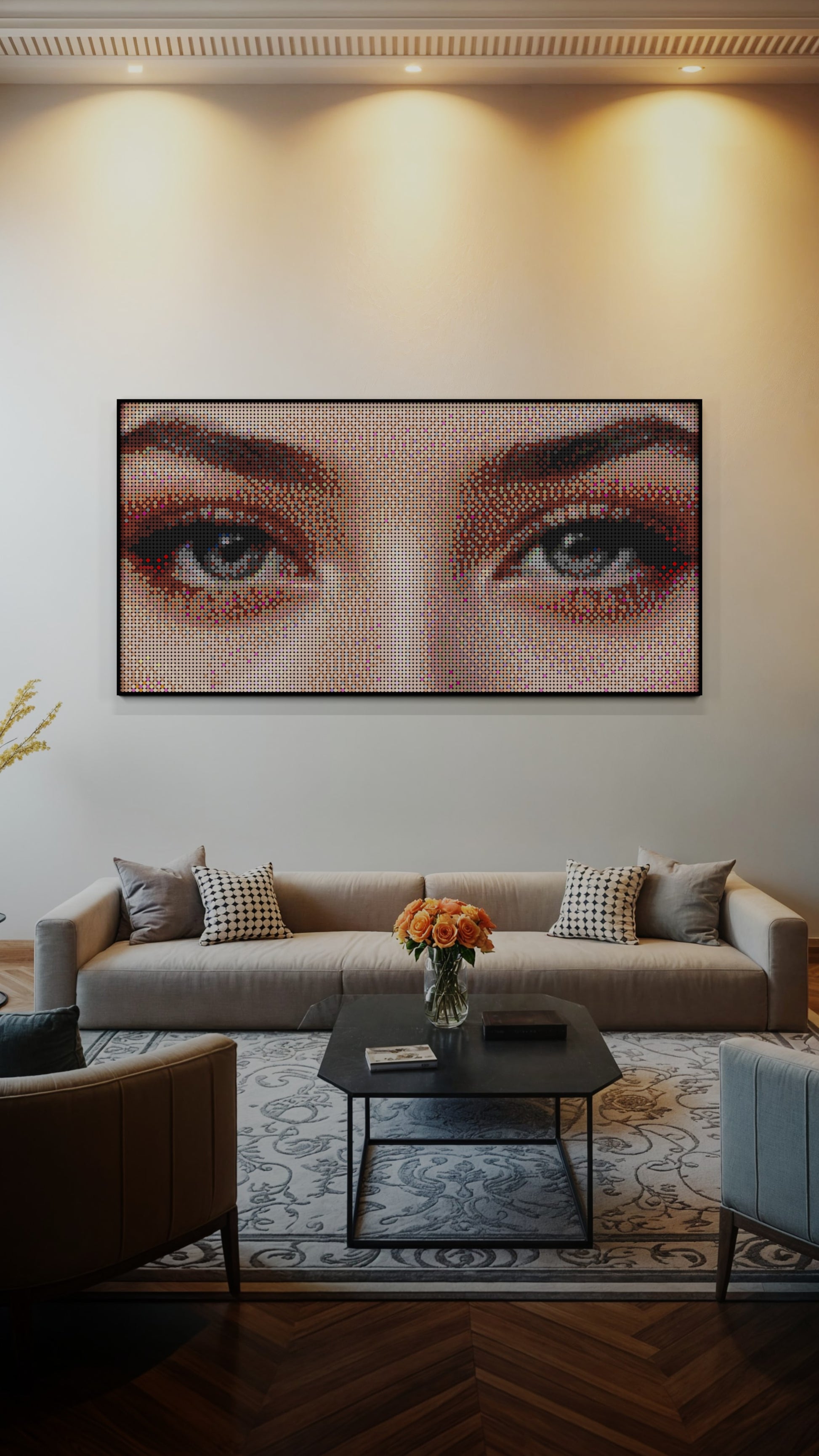 The Alluring Stare (13,433 Pieces)  | Brick-Art Mosaic Set