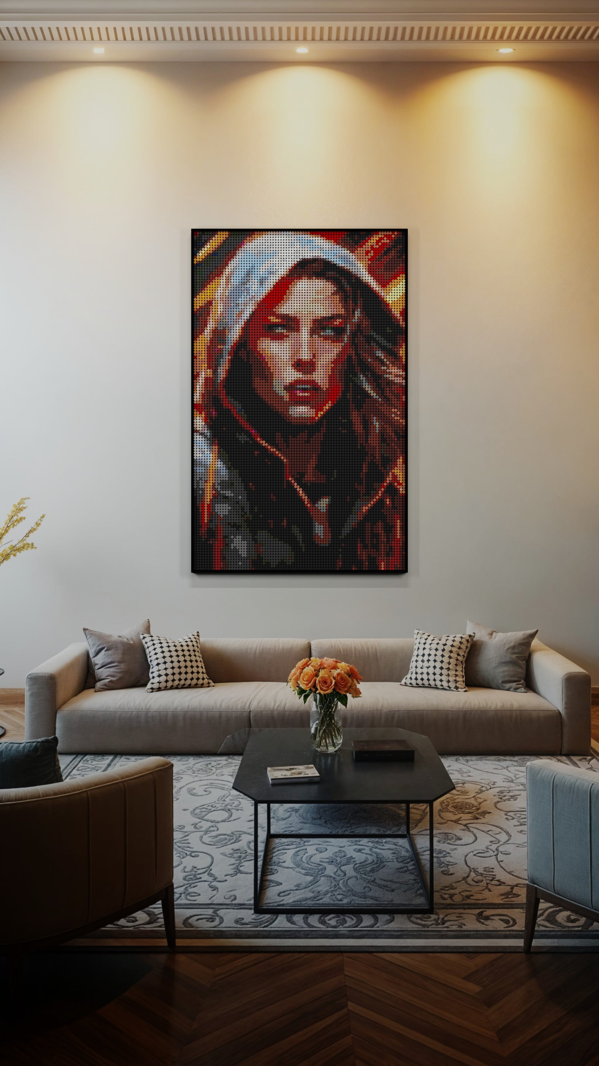 Leona Hellfire (10,769 Pieces)  | Brick-Art Mosaic Set