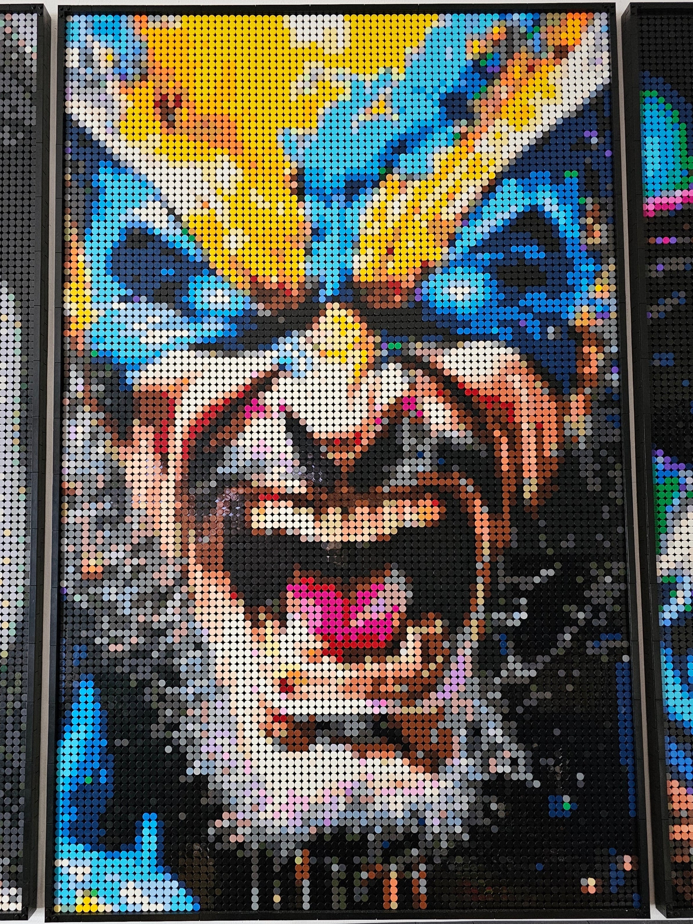 Wolverine Lego Mosaic Art