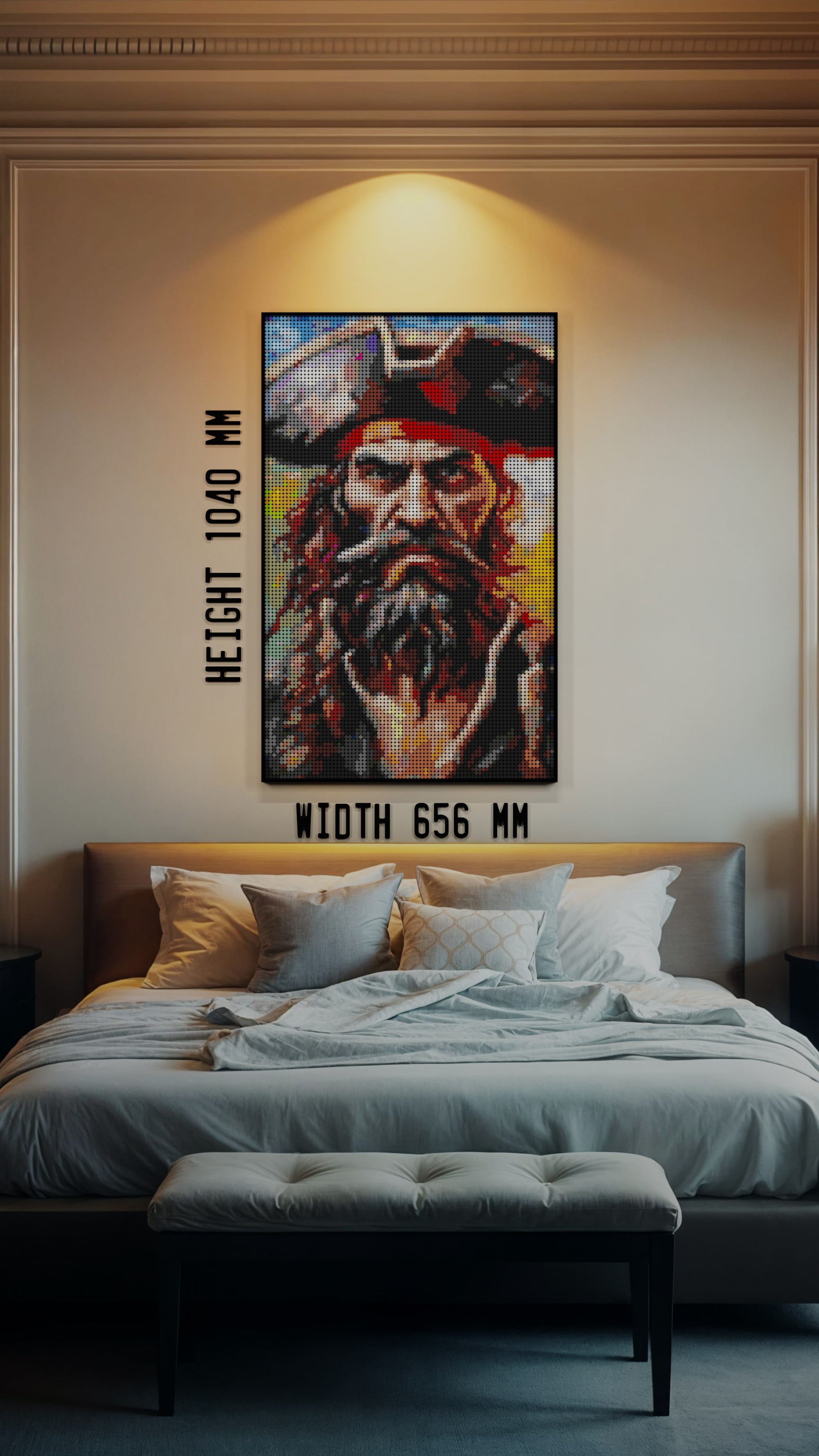 Captain Dreadheart (10,769 Pieces)  | Brick-Art Mosaic Set
