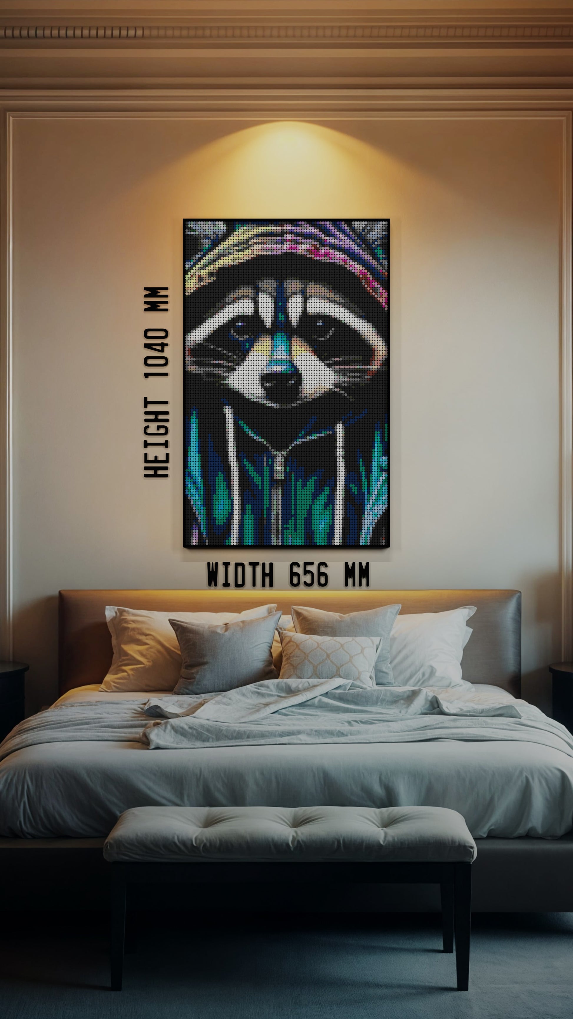 Raccoonaissance (10,769 Pieces)  | Brick-Art Mosaic Set