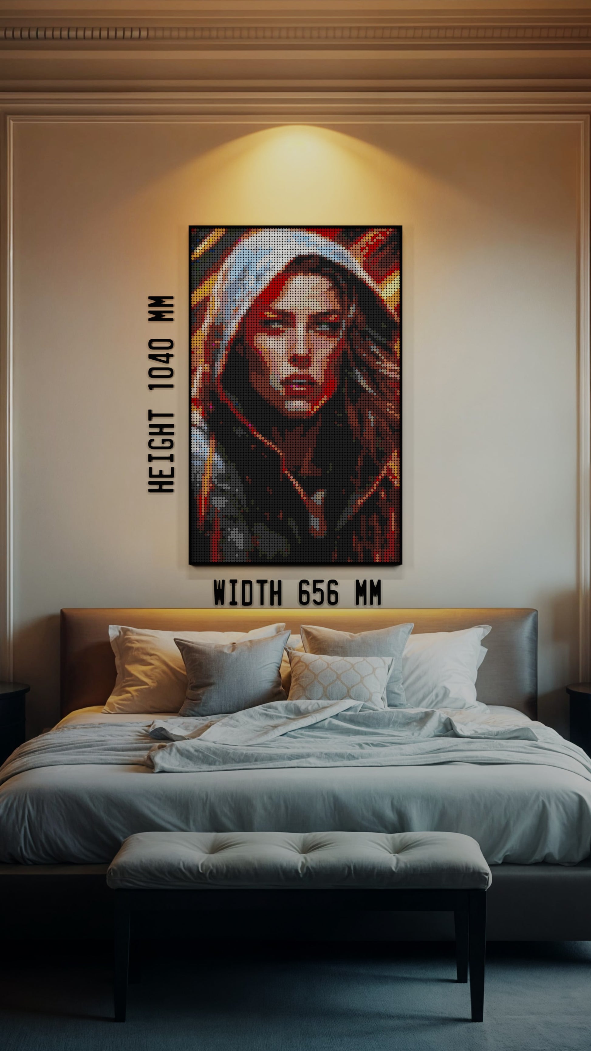 Leona Hellfire (10,769 Pieces)  | Brick-Art Mosaic Set
