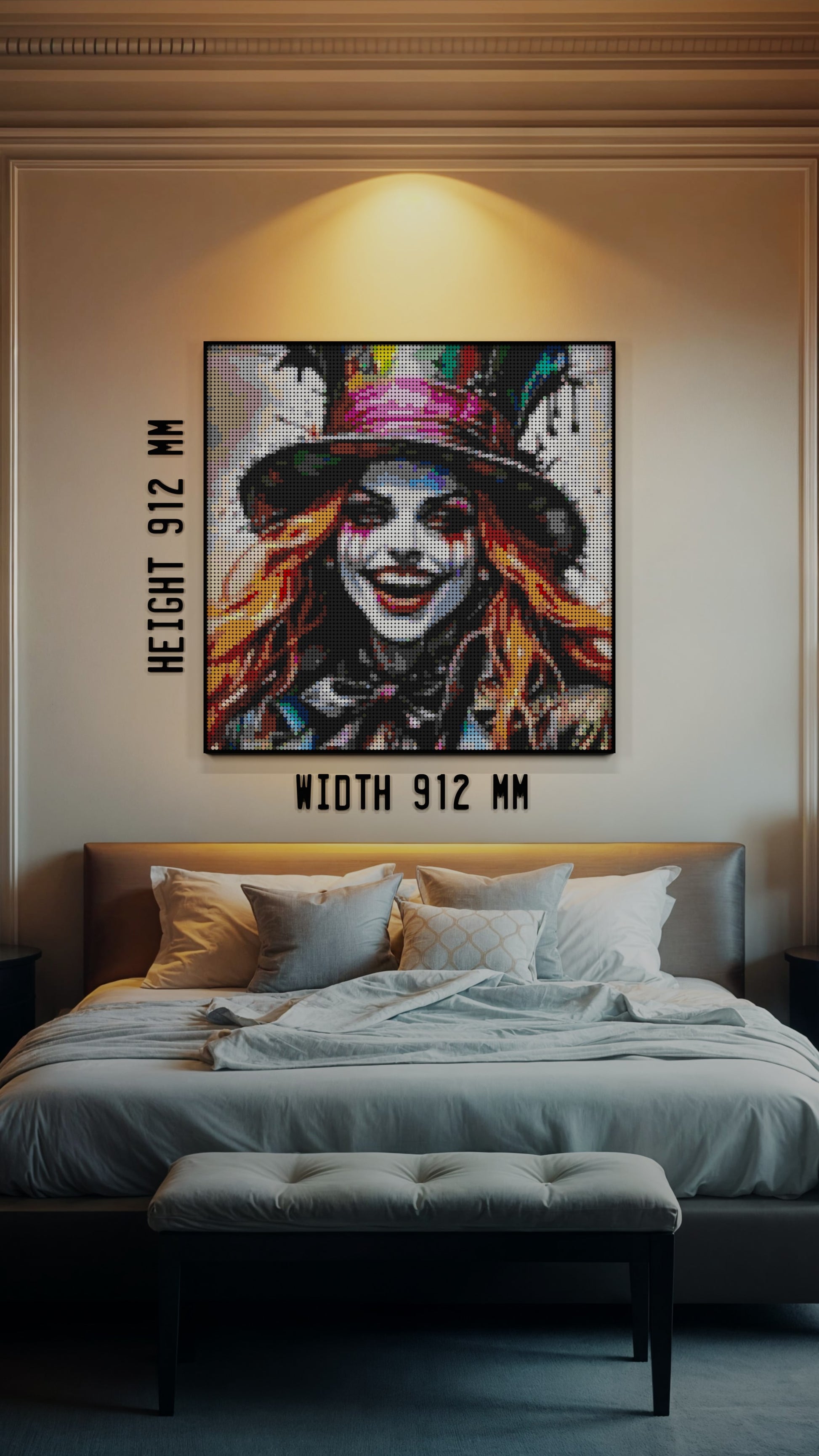 The Mad Hattress (13,153 Pieces)  | Brick-Art Mosaic Set