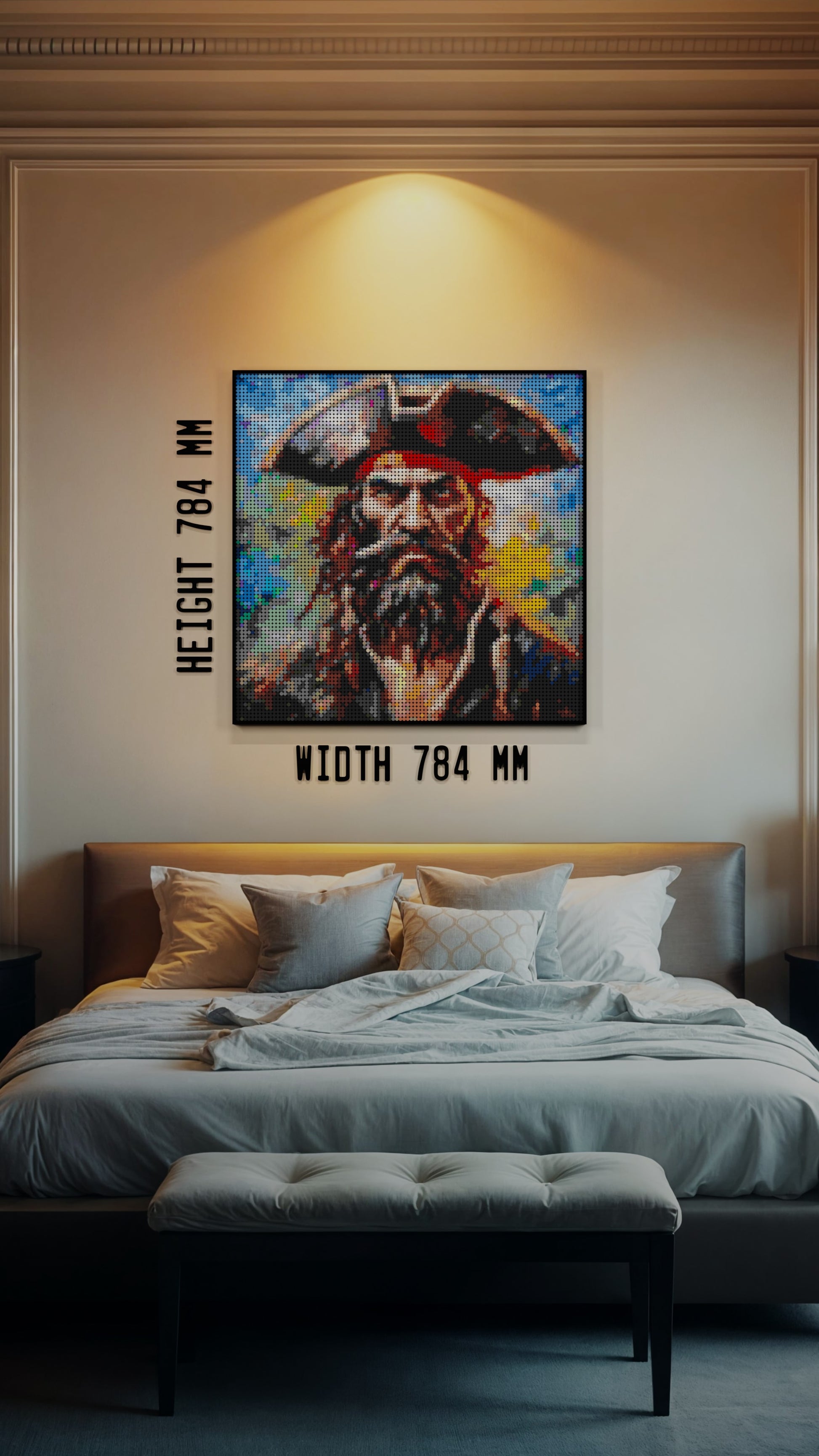 Captain Dreadheart (9,700 Pieces)  | Brick-Art Mosaic Set