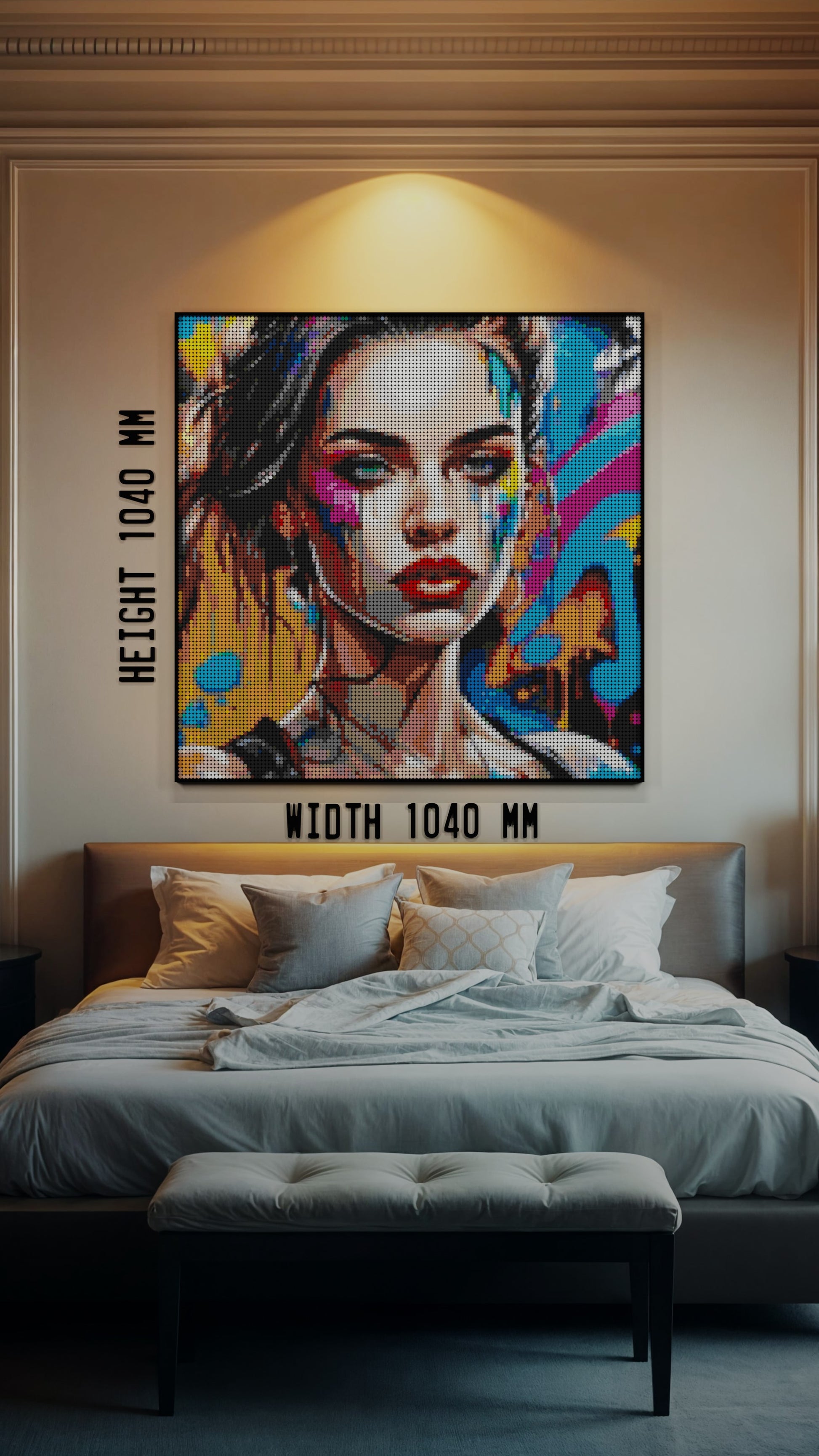 Chroma Queen (17,132 Pieces)  | Brick-Art Mosaic Set