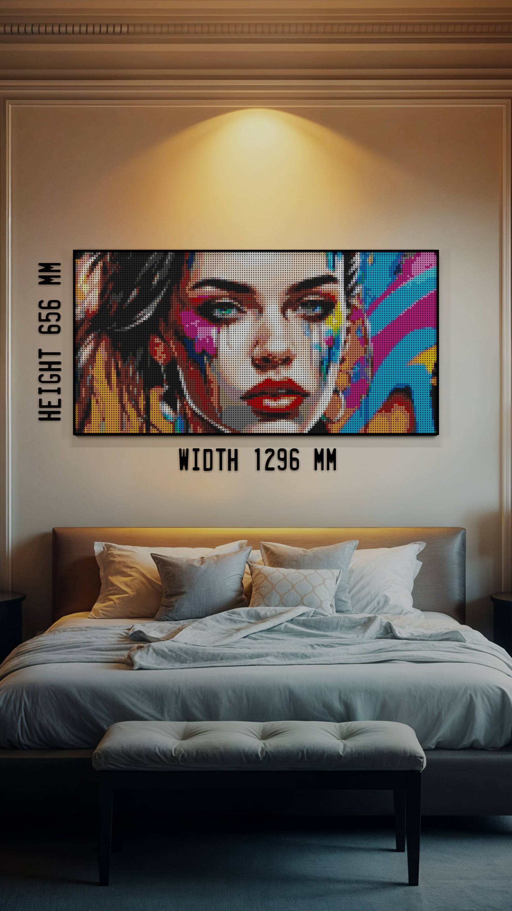 Chroma Queen (13,433 Pieces)  | Brick-Art Mosaic Set