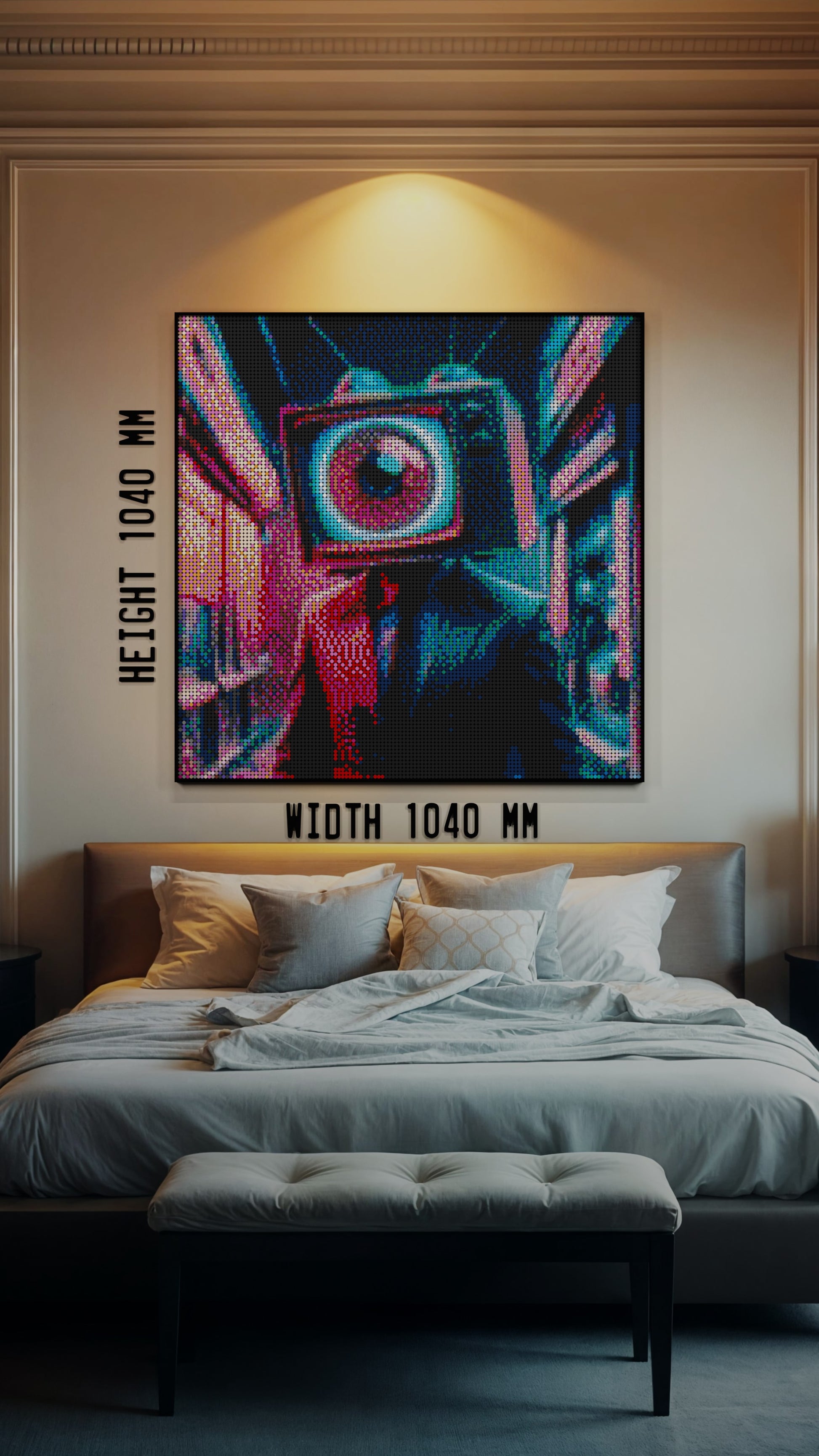 The Watchful One (17,132 Pieces)  | Brick-Art Mosaic Set