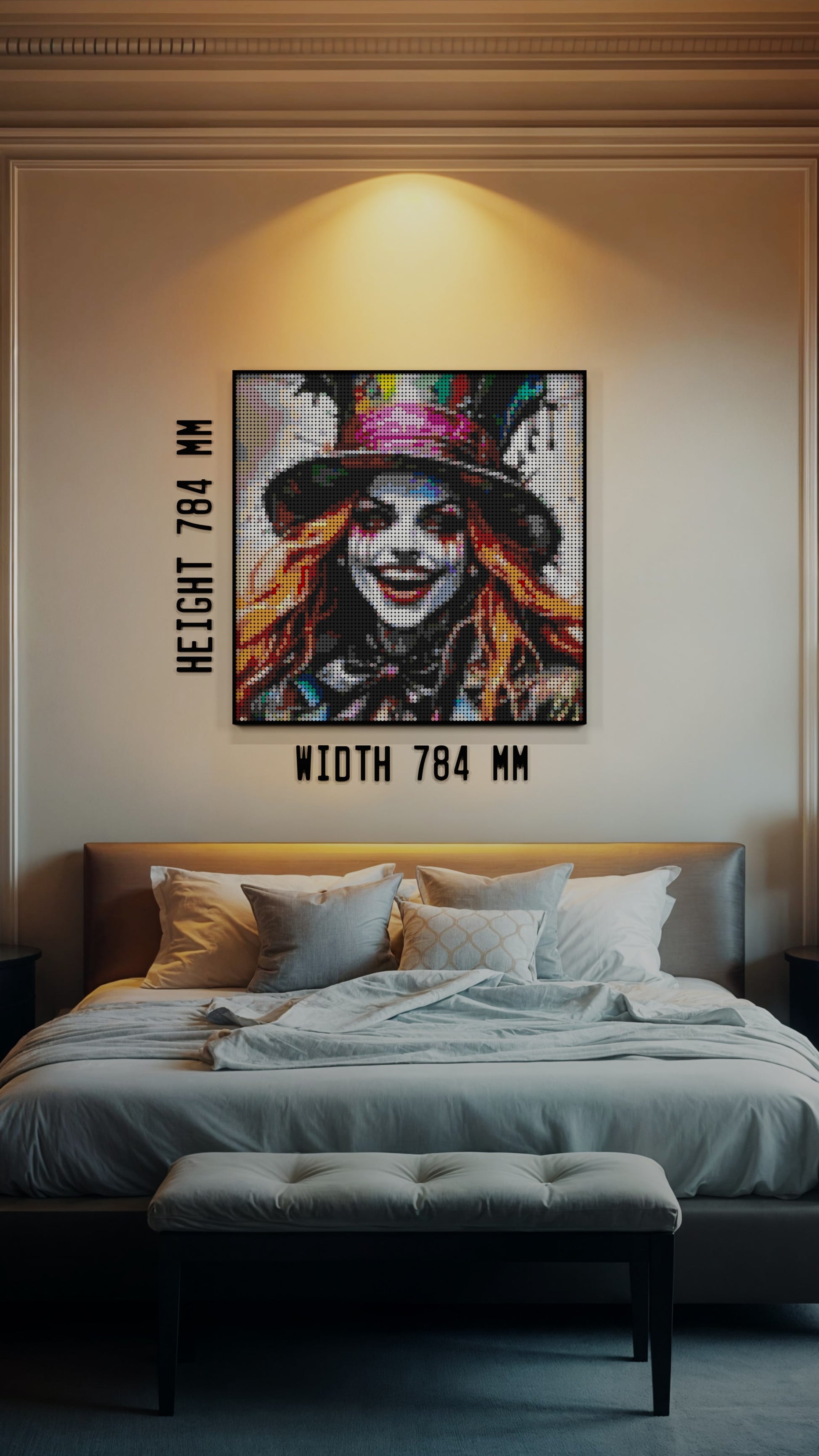 The Mad Hattress (9,700 Pieces)  | Brick-Art Mosaic Set