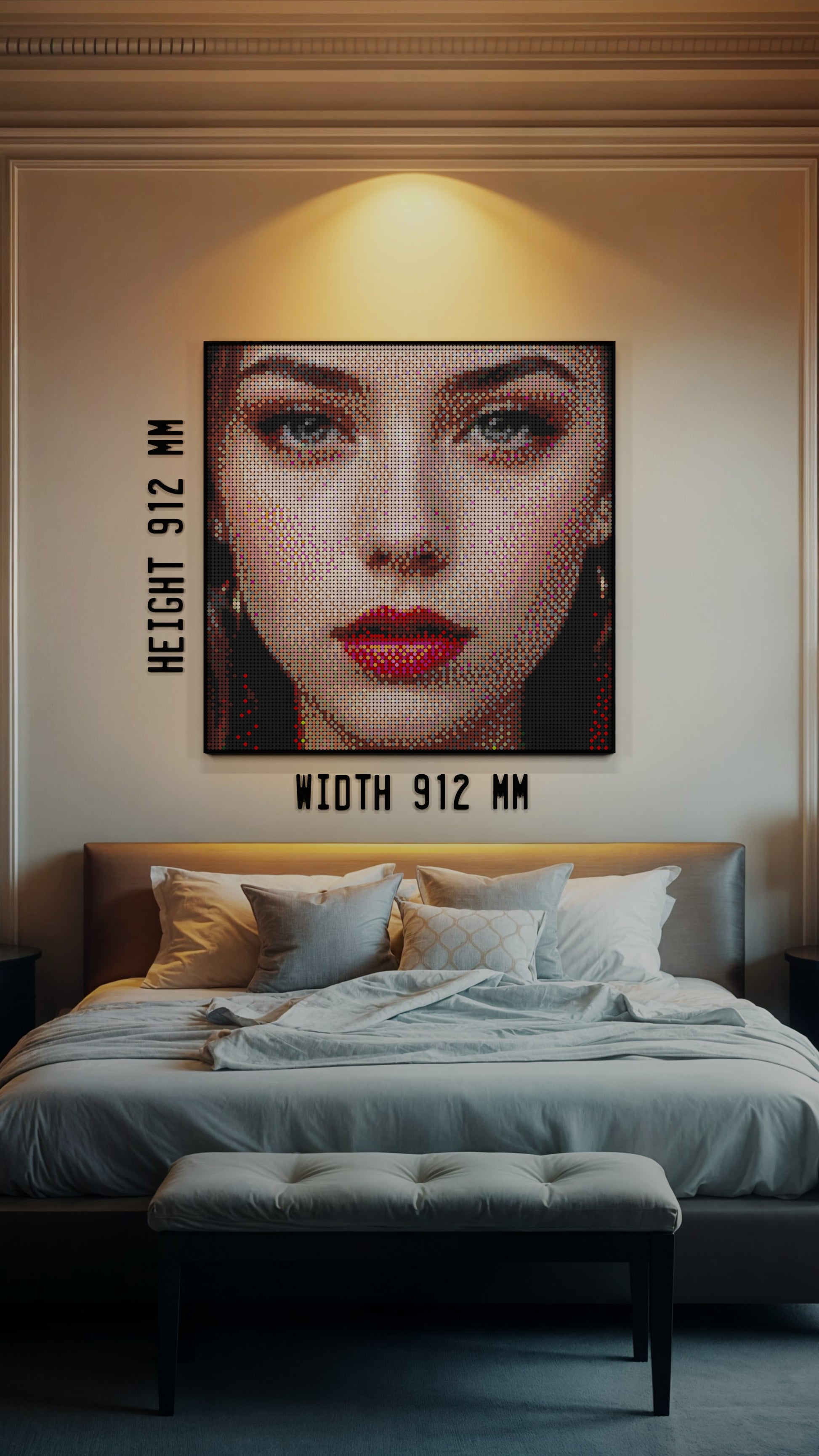 The Alluring Stare (13,153 Pieces)  | Brick-Art Mosaic Set