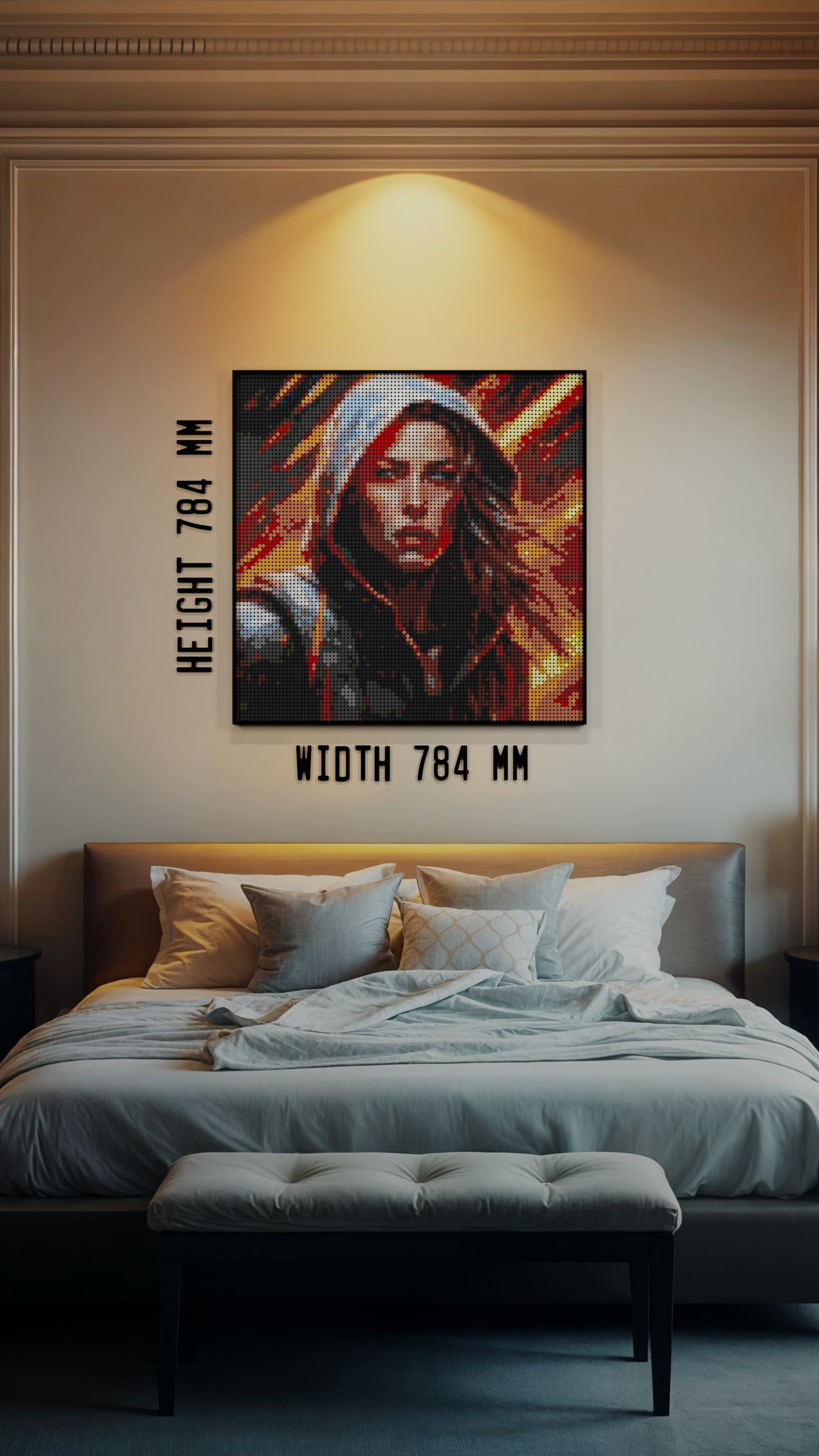 Leona Hellfire (9,700 Pieces)  | Brick-Art Mosaic Set