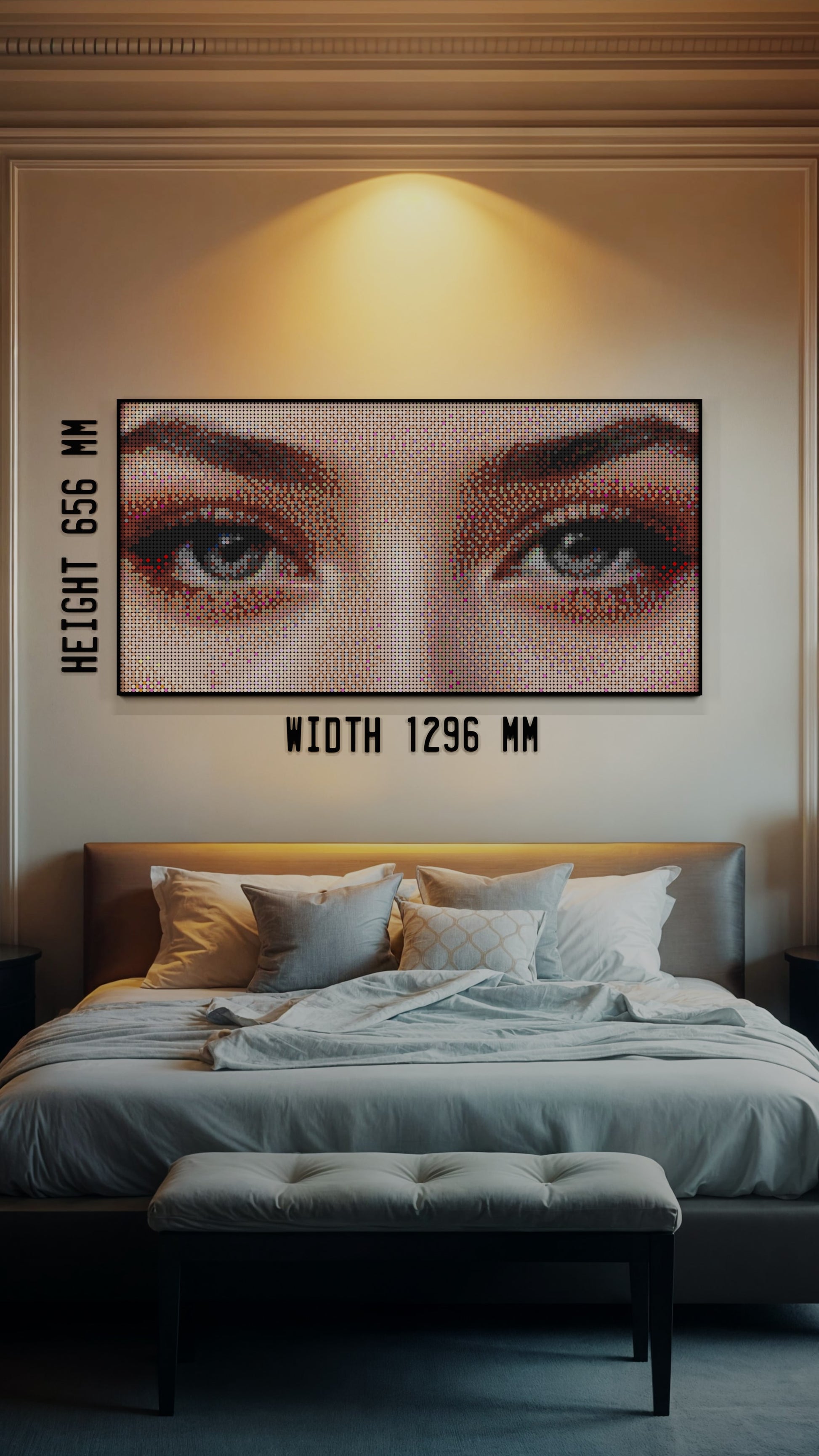 The Alluring Stare (13,433 Pieces)  | Brick-Art Mosaic Set