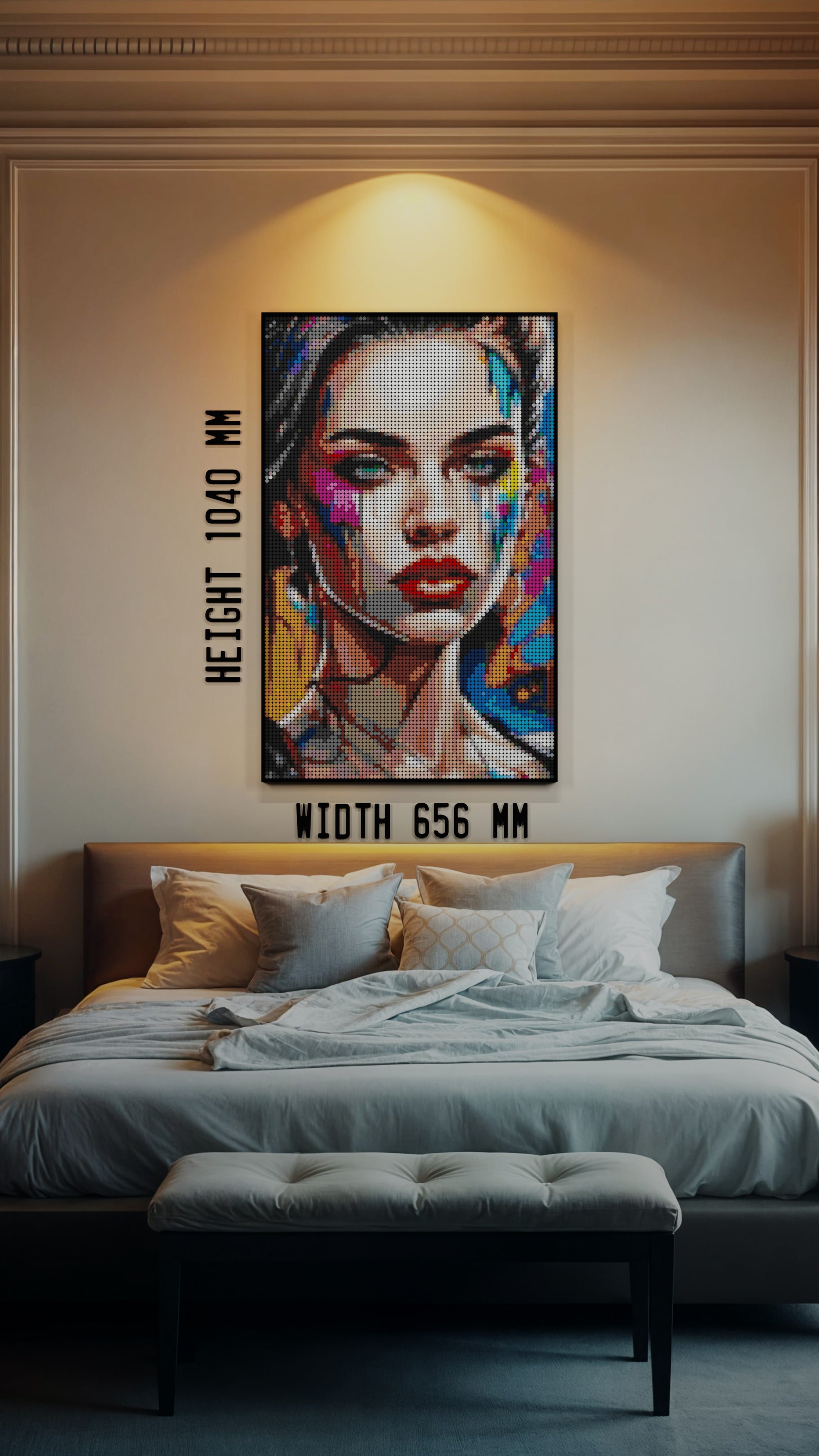 Chroma Queen (10,769 Pieces)  | Brick-Art Mosaic Set