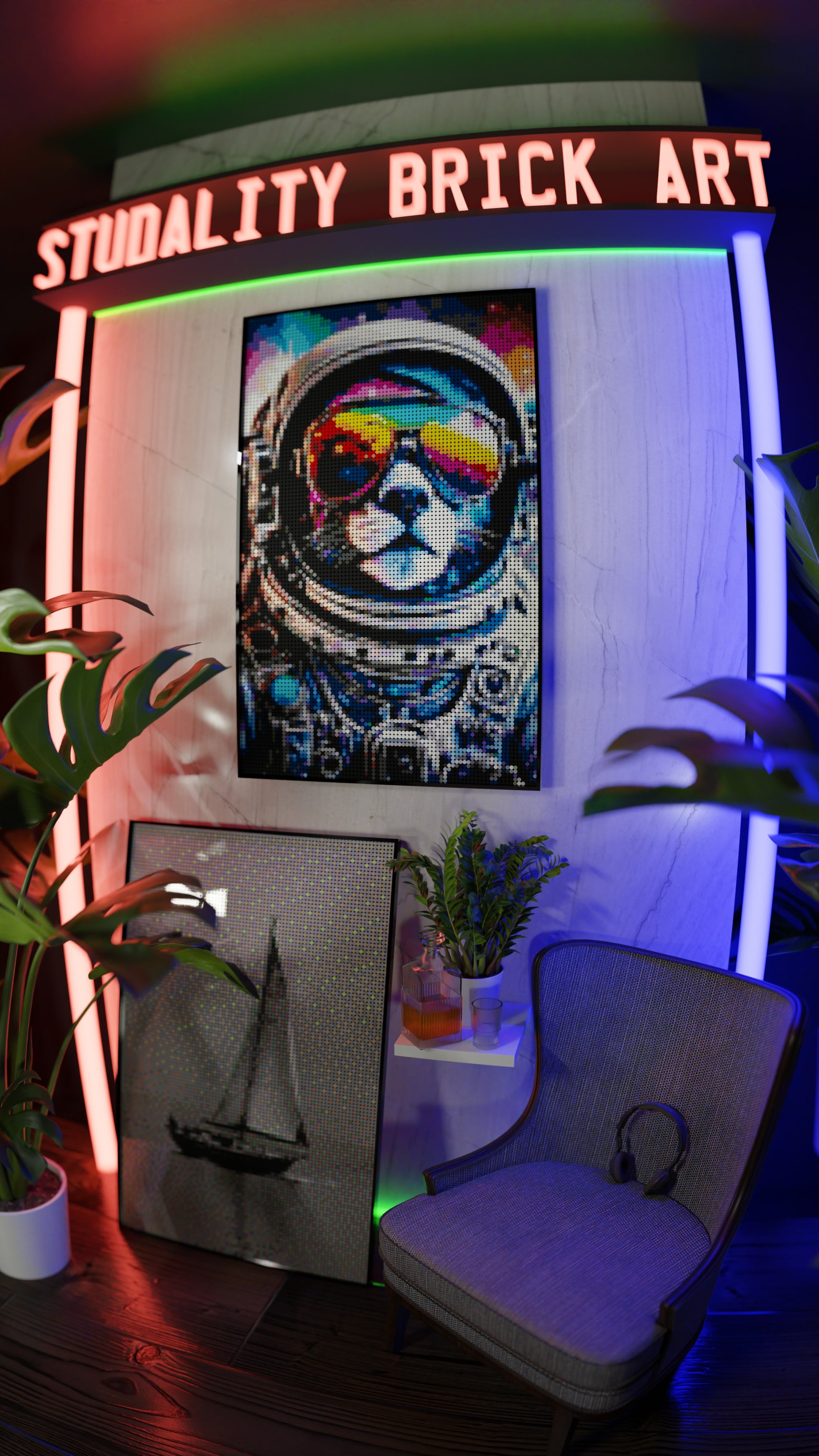 Purrsuit of Space (10,769 Pieces)  | Brick-Art Mosaic Set