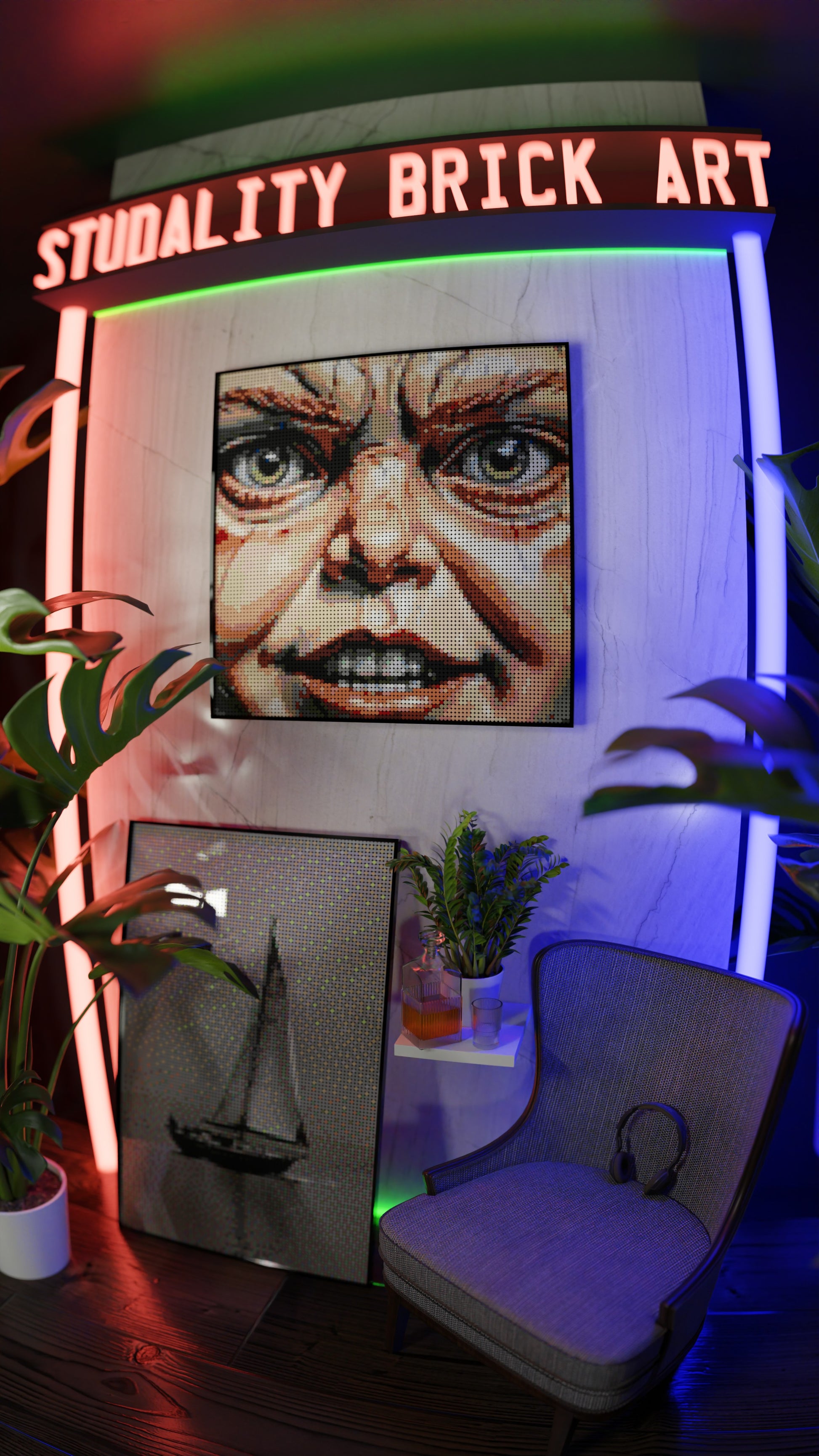 Malevolent Marionette (9,700 Pieces)  | Brick-Art Mosaic Set