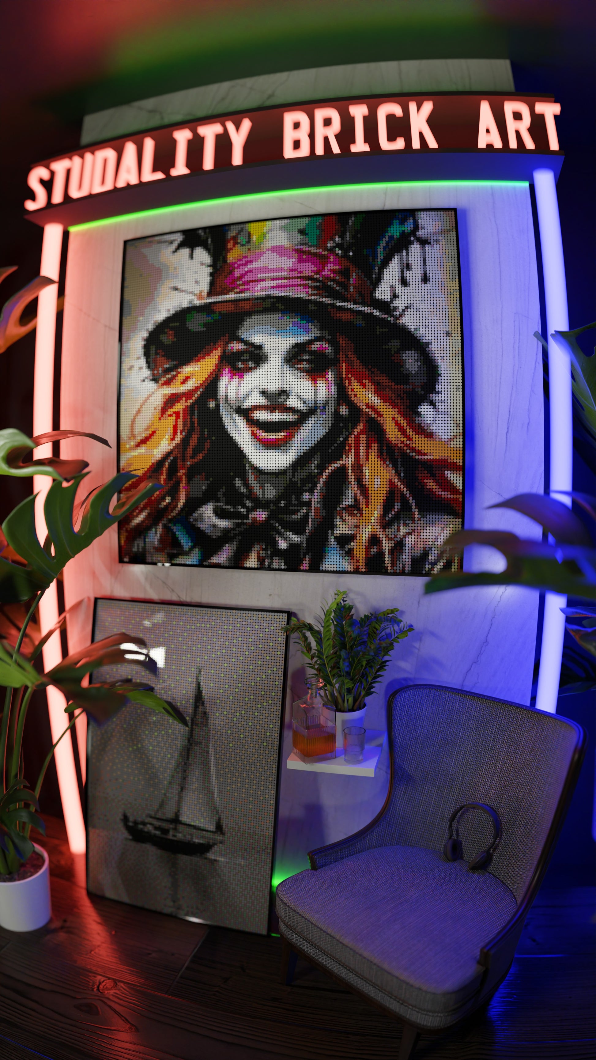 The Mad Hattress (17,132 Pieces)  | Brick-Art Mosaic Set