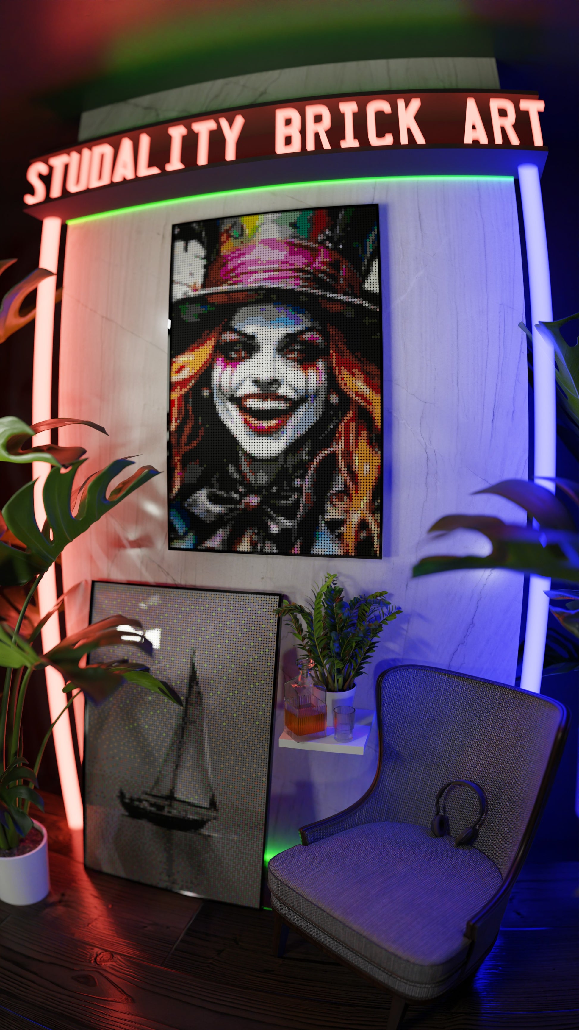 The Mad Hattress (10,769 Pieces)  | Brick-Art Mosaic Set