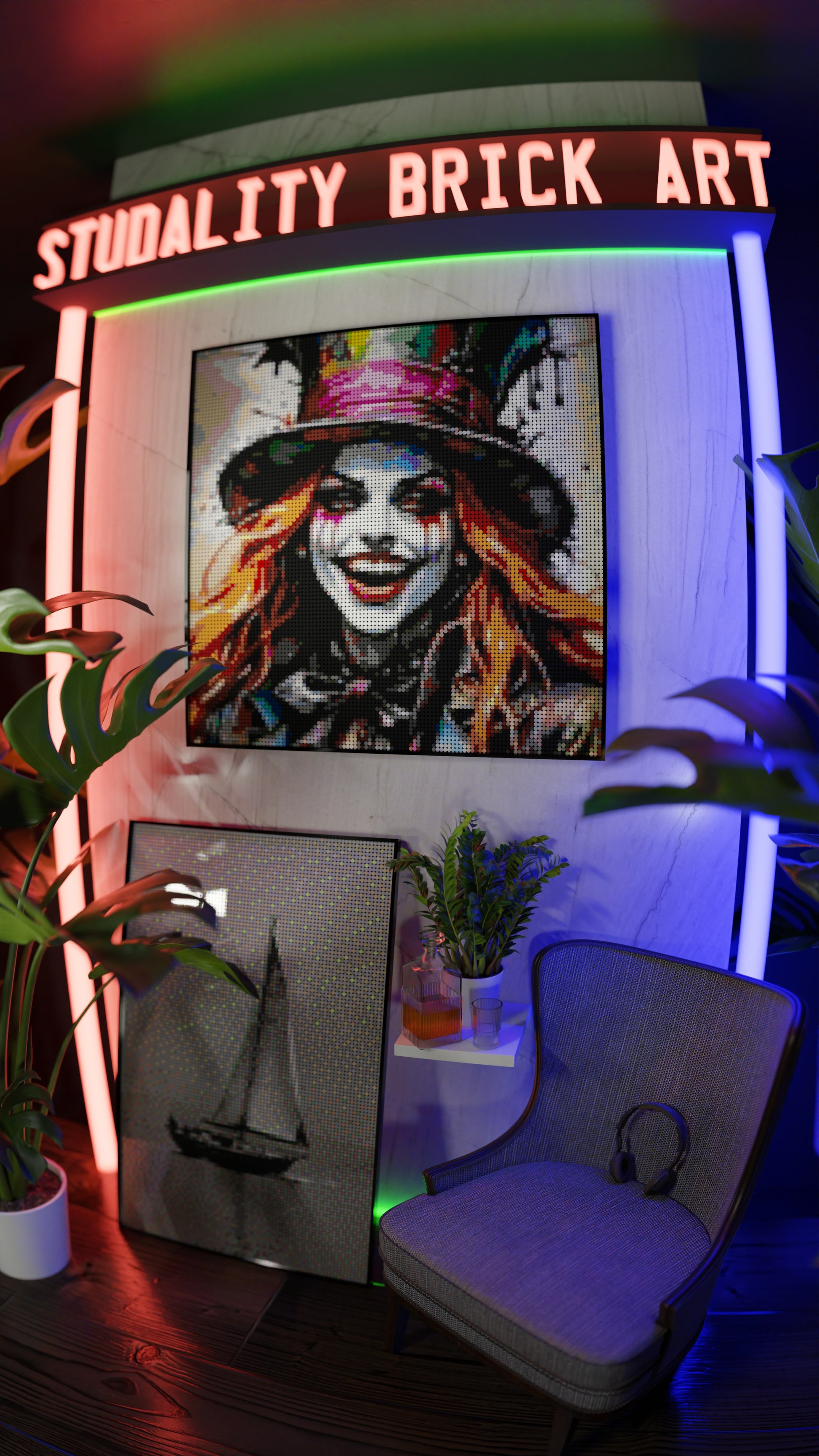 The Mad Hattress (13,153 Pieces)  | Brick-Art Mosaic Set