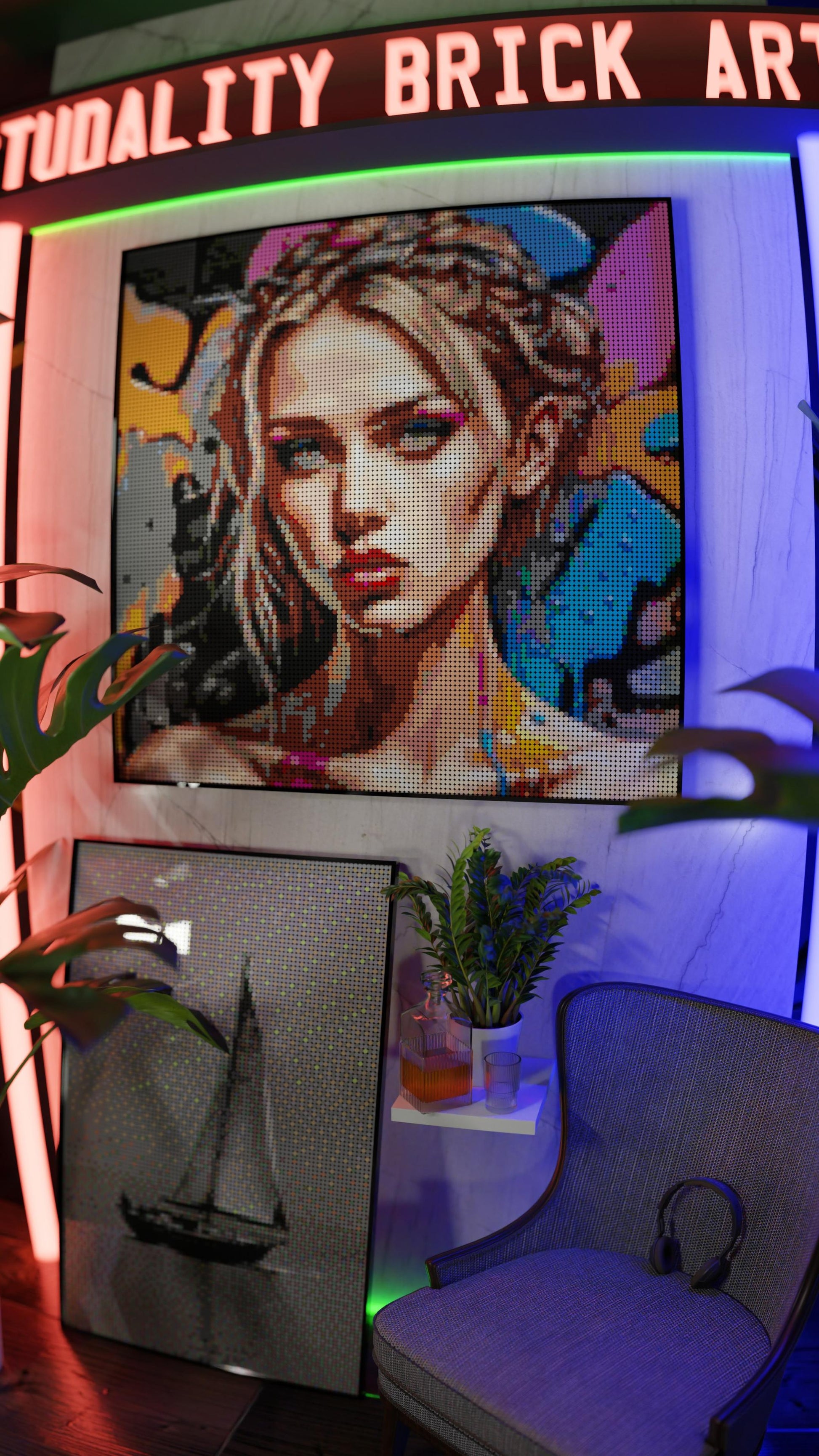 Canvas Muse (17,132 Pieces)  | Brick-Art Mosaic Set