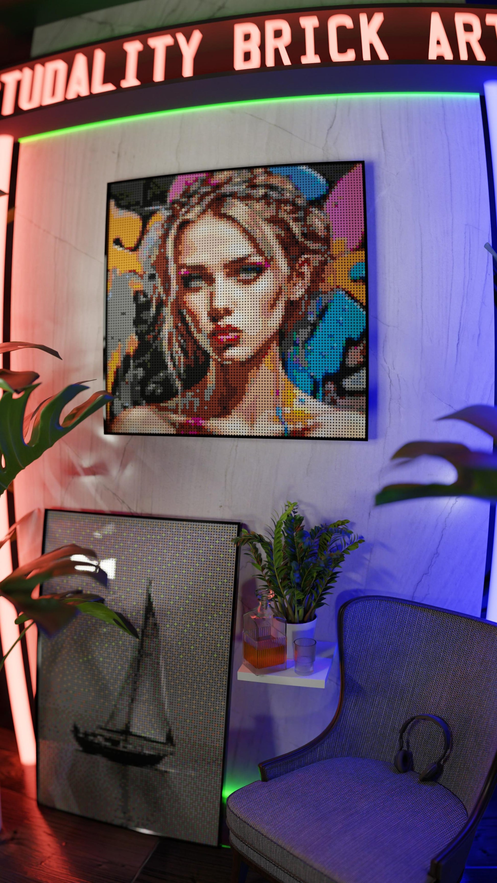 Canvas Muse (9,700 Pieces)  | Brick-Art Mosaic Set