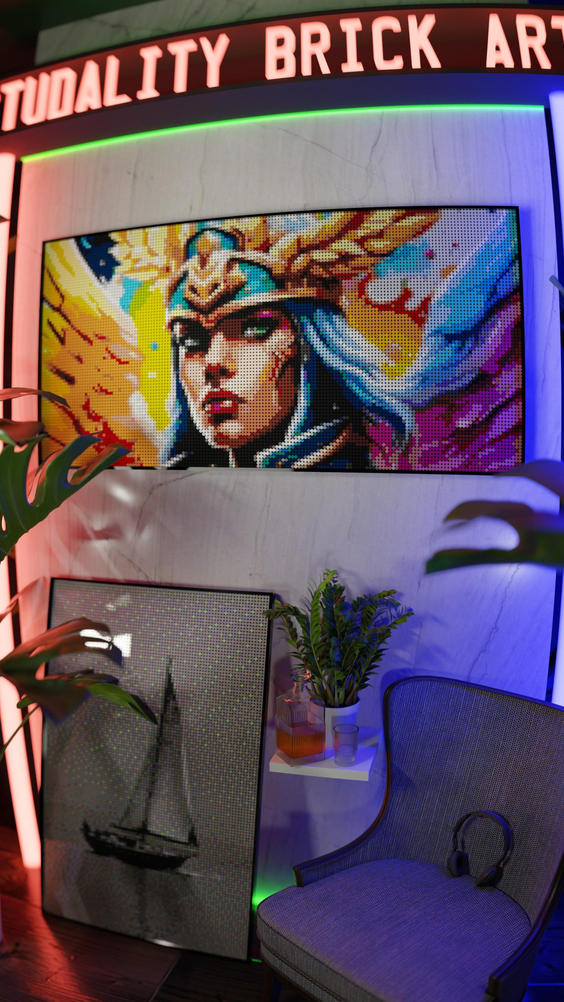 Valkyrie Vibrance (13,433 Pieces)  | Brick-Art Mosaic Set