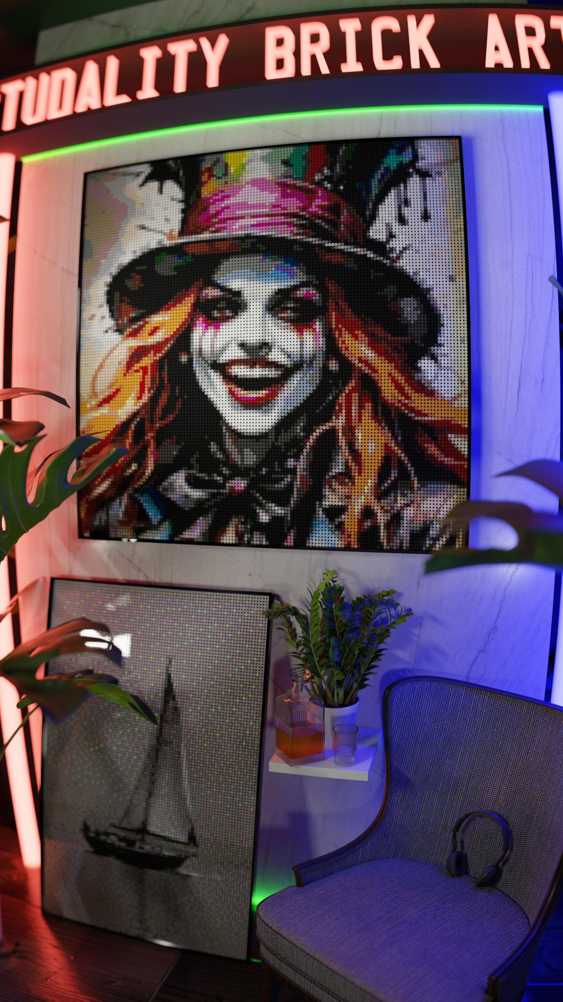 The Mad Hattress (17,132 Pieces)  | Brick-Art Mosaic Set