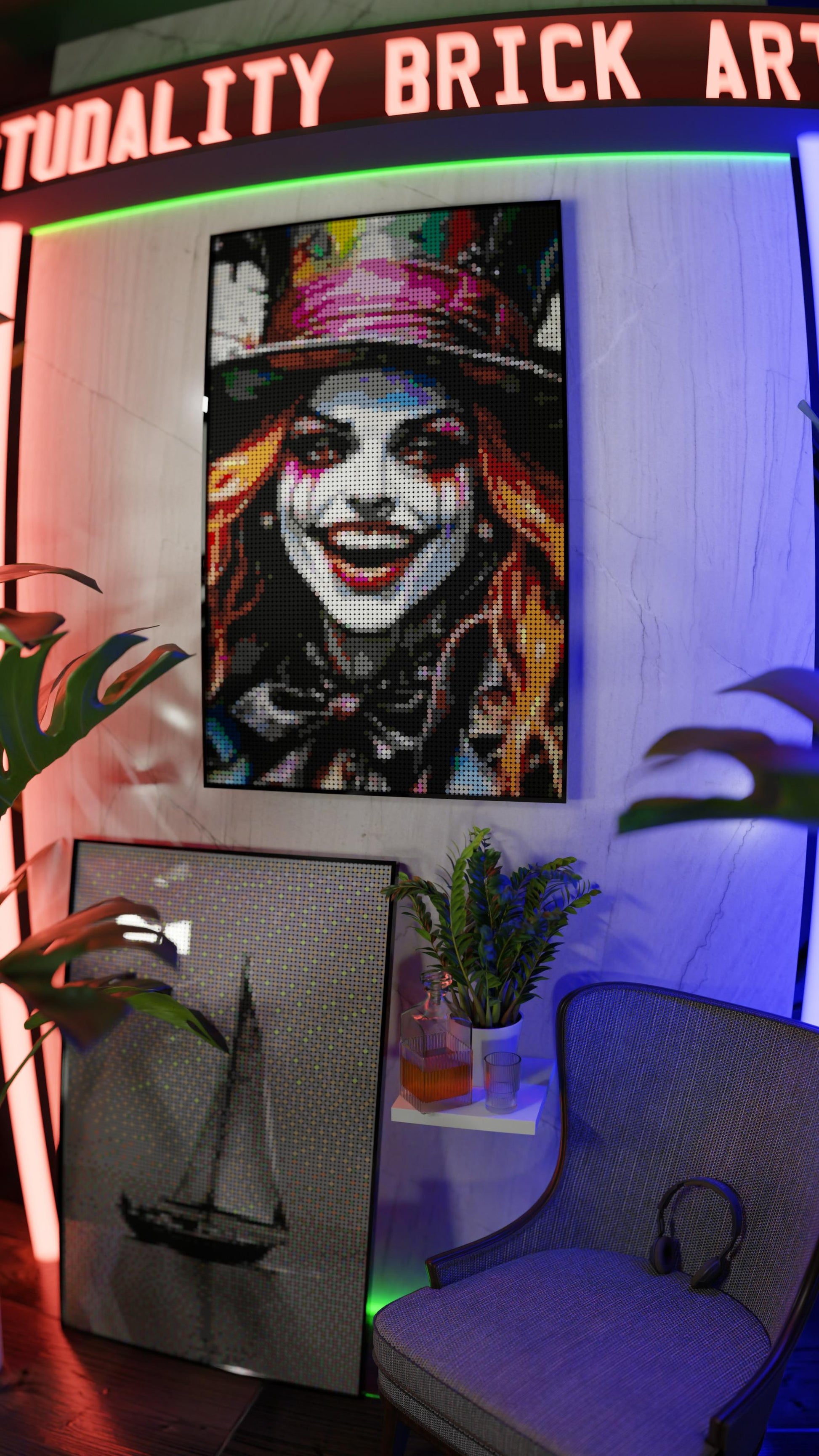 The Mad Hattress (10,769 Pieces)  | Brick-Art Mosaic Set