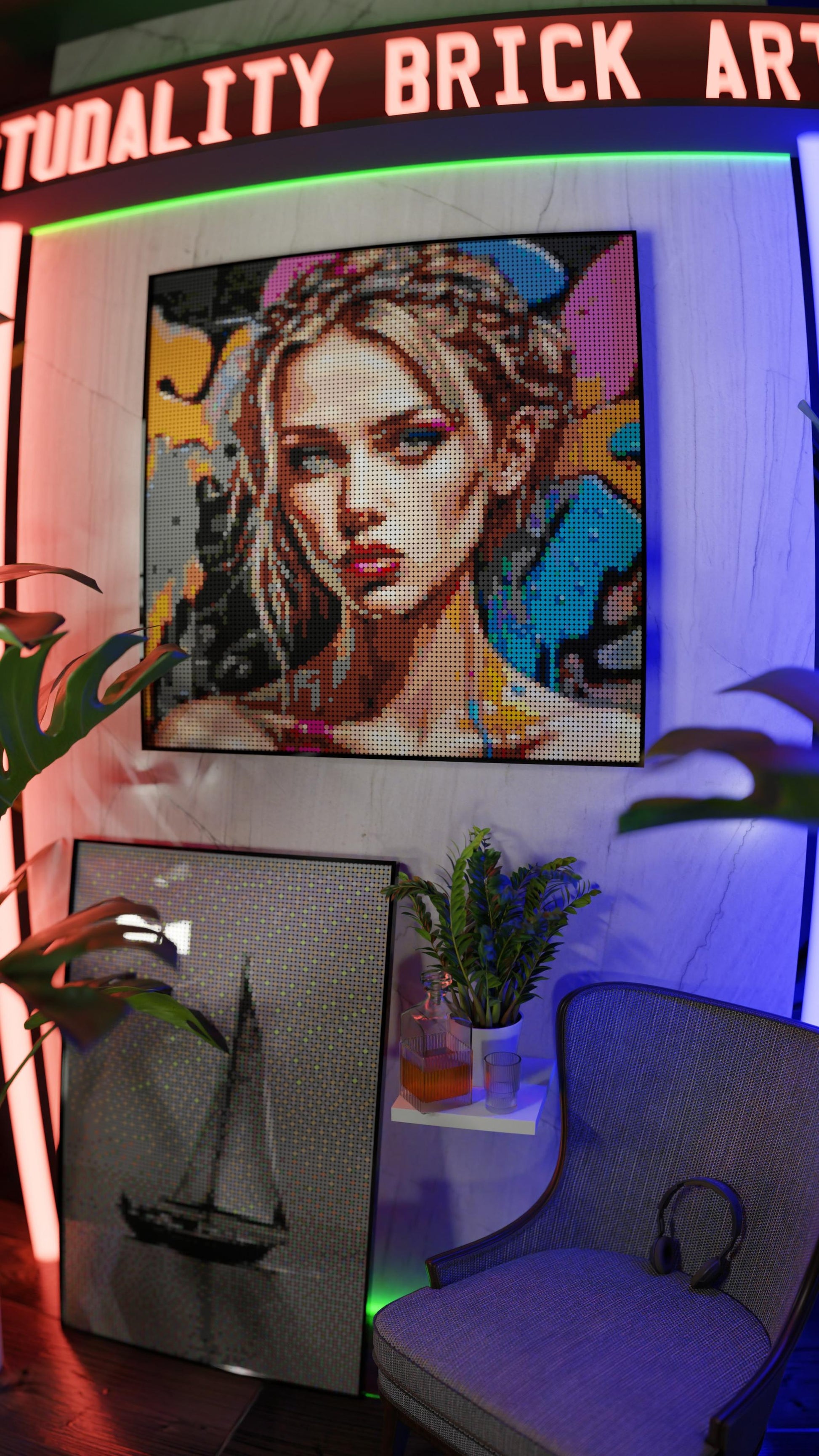 Canvas Muse (13,153 Pieces)  | Brick-Art Mosaic Set