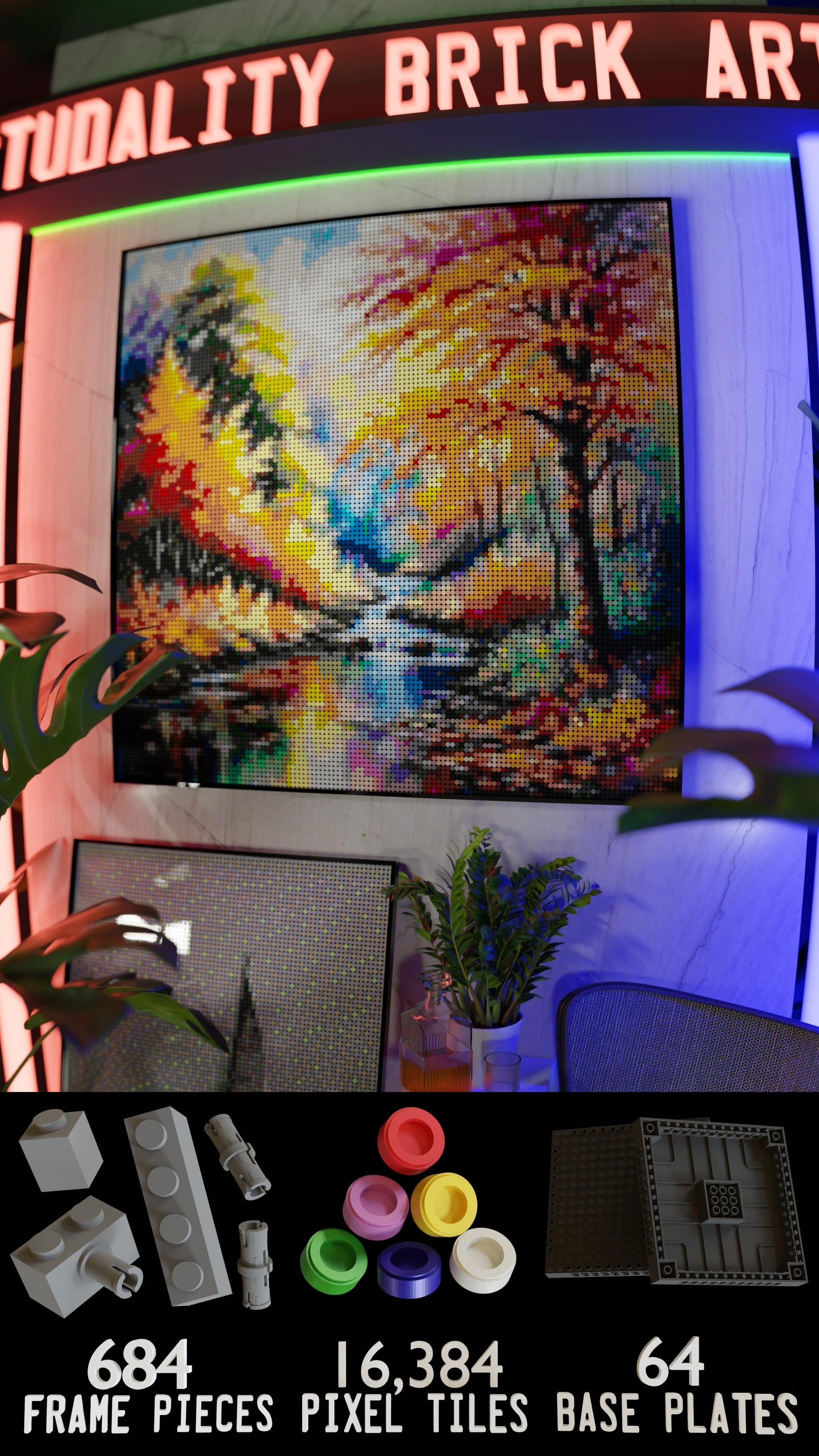 Streaming (17,132 Pieces)  | Brick-Art Mosaic Set