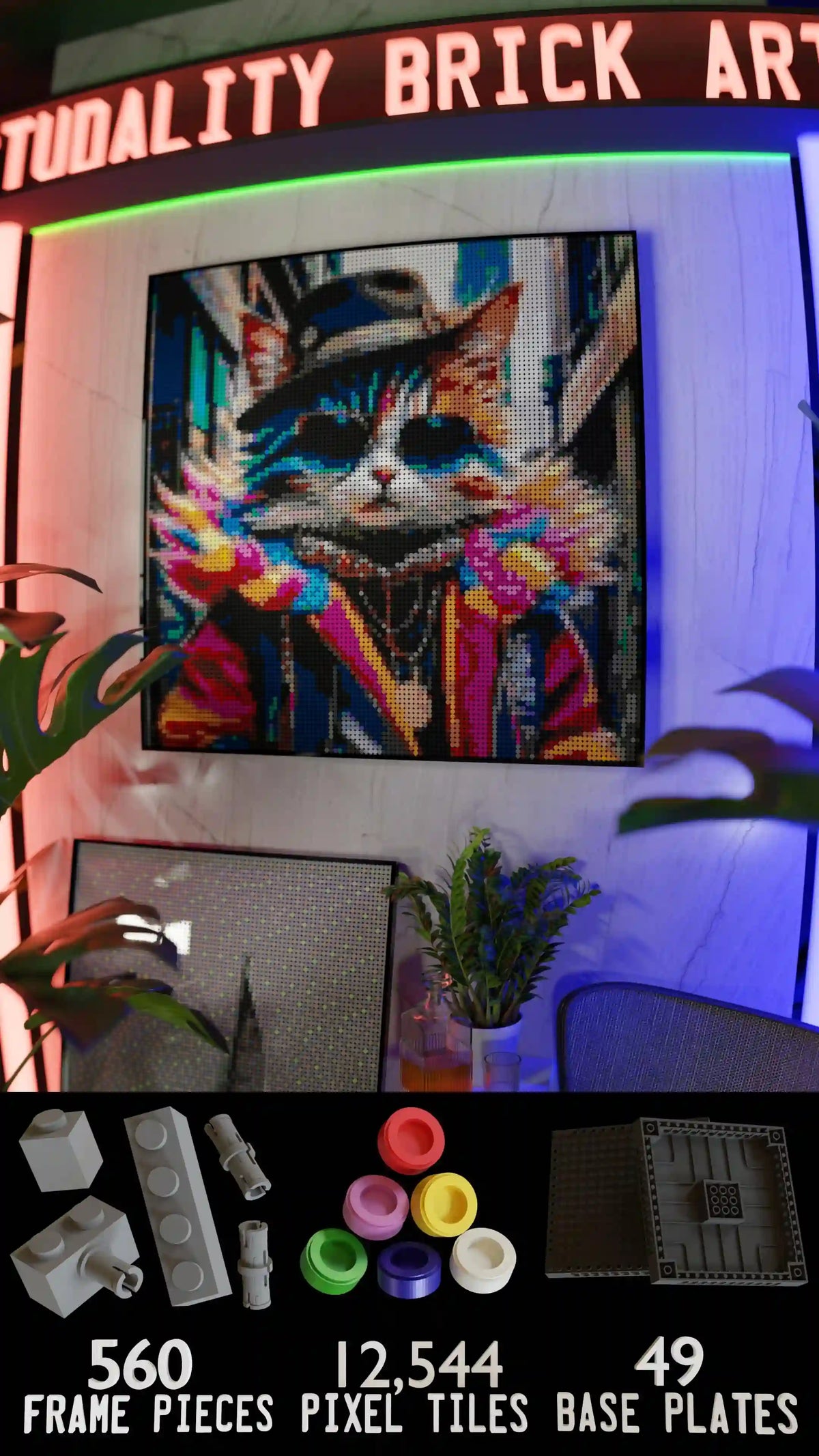 Von Purrnstein (13,153 Pieces)  | Brick-Art Mosaic Set