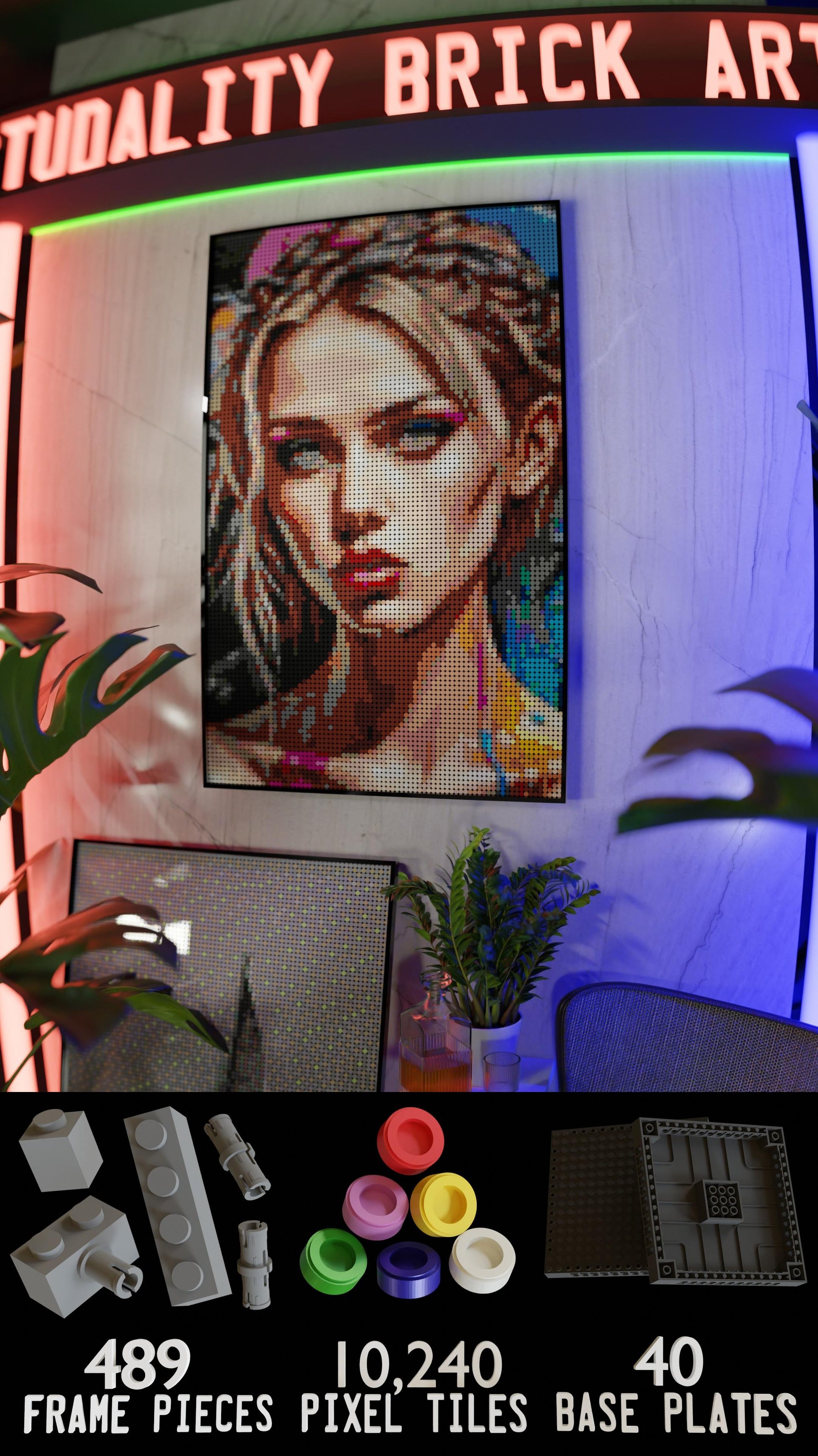 Canvas Muse (10,769 Pieces)  | Brick-Art Mosaic Set