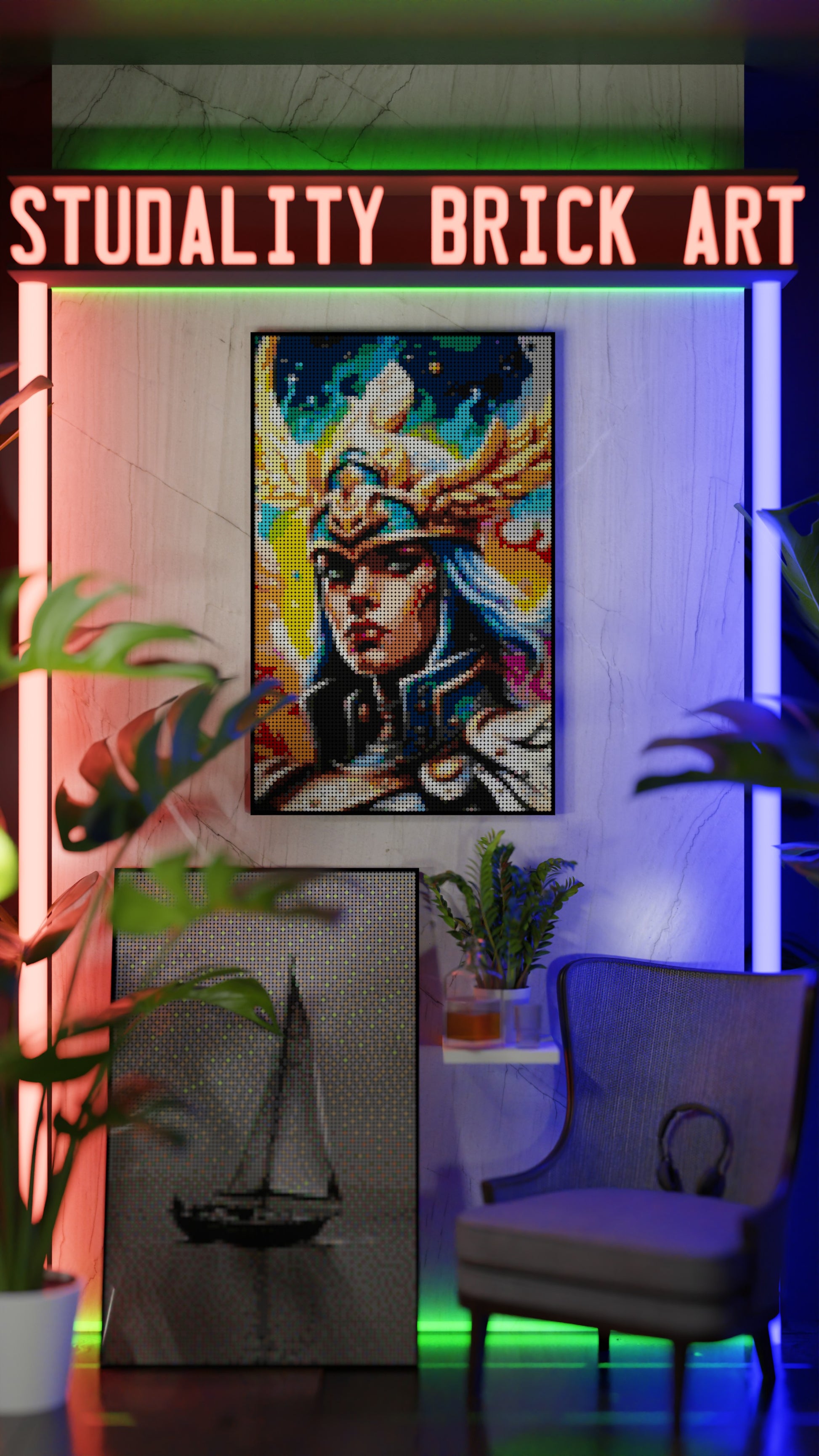 Valkyrie Vibrance (10,769 Pieces)  | Brick-Art Mosaic Set