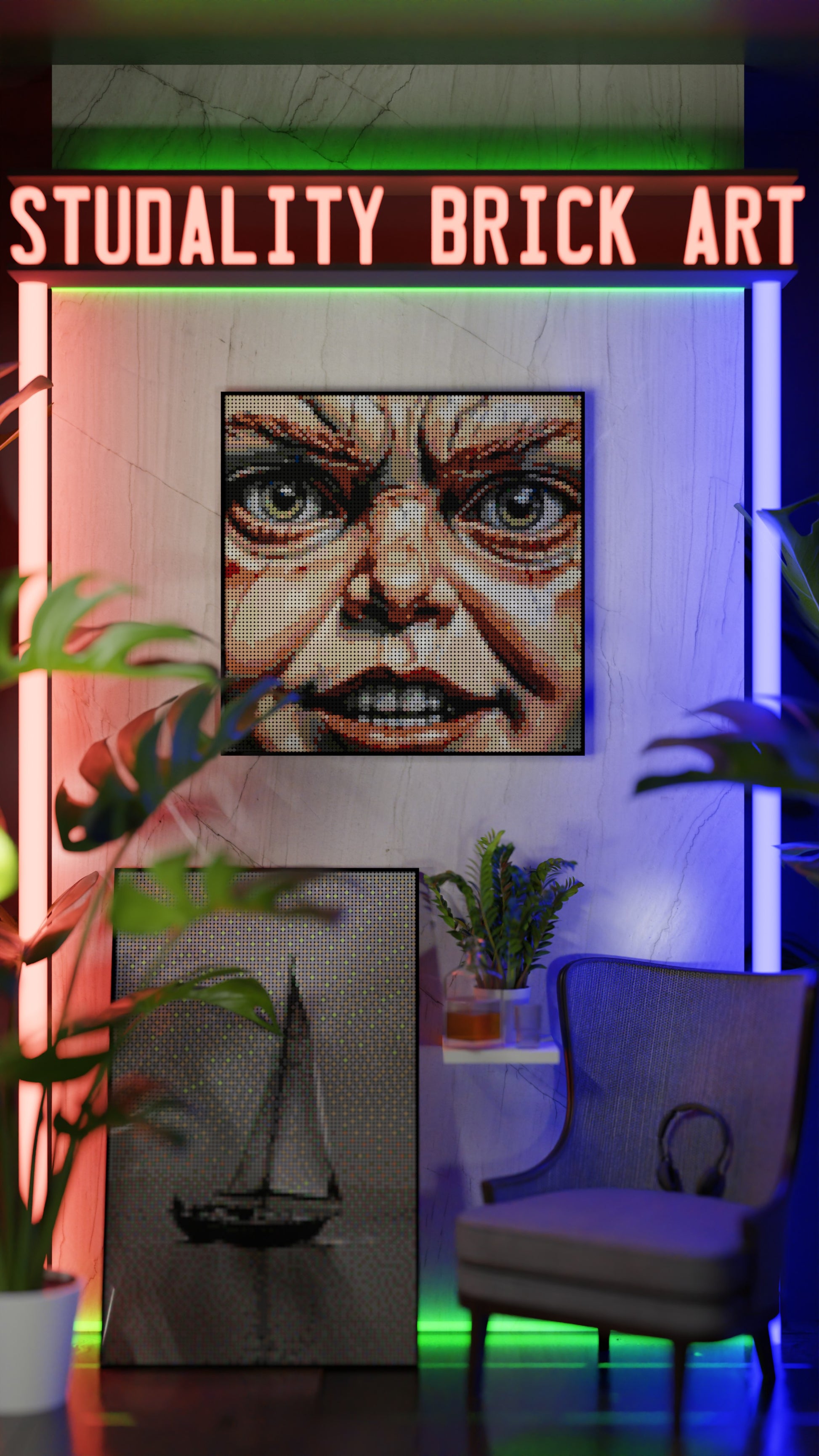 Malevolent Marionette (9,700 Pieces)  | Brick-Art Mosaic Set